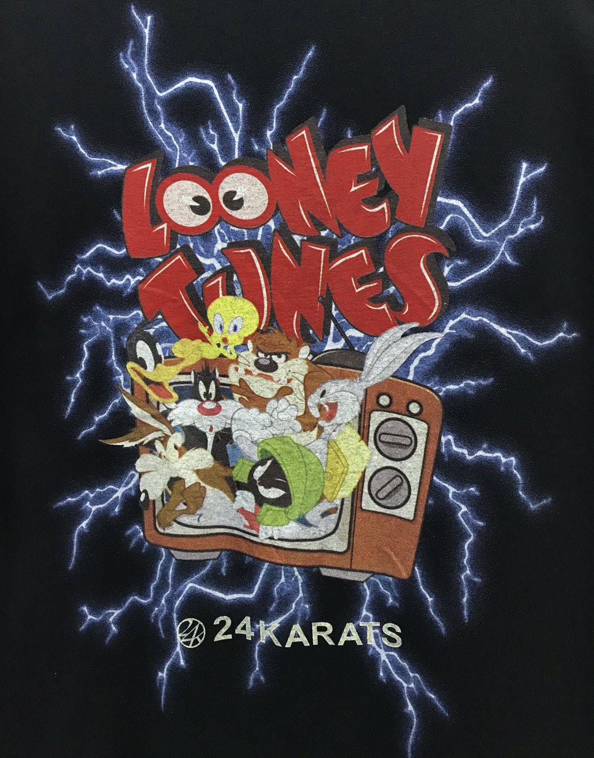 Cartoon Network × Gildan × Vintage Vintage Gildan Looney Tunes 24Karats Shirt Size US L / EU 52-54 / 3 - 4 Thumbnail