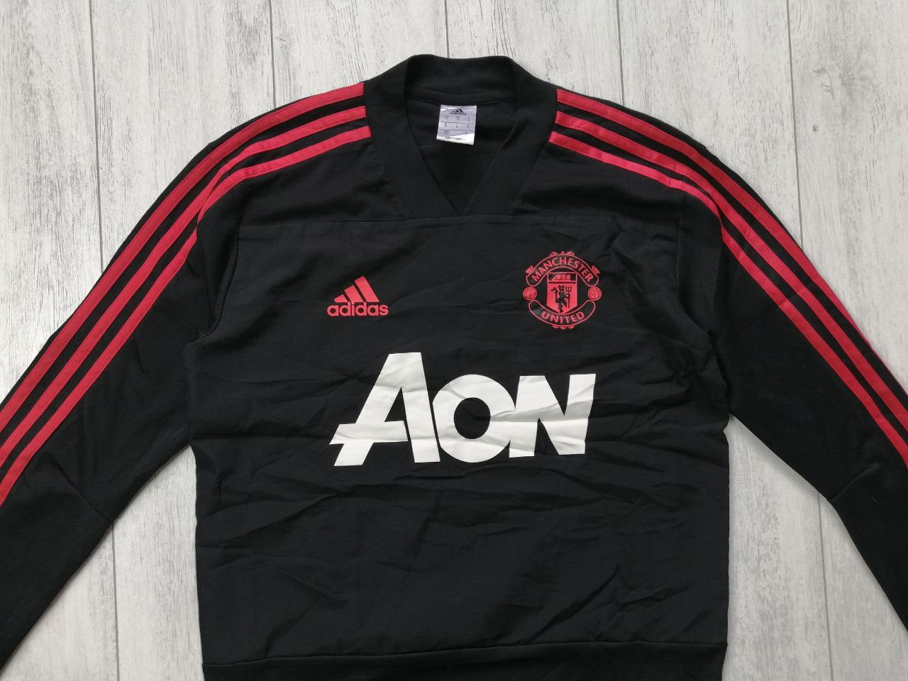 Adidas 2018/19 Manchester United Adidas Football Jumper Size US S / EU 44-46 / 1 - 2 Thumbnail