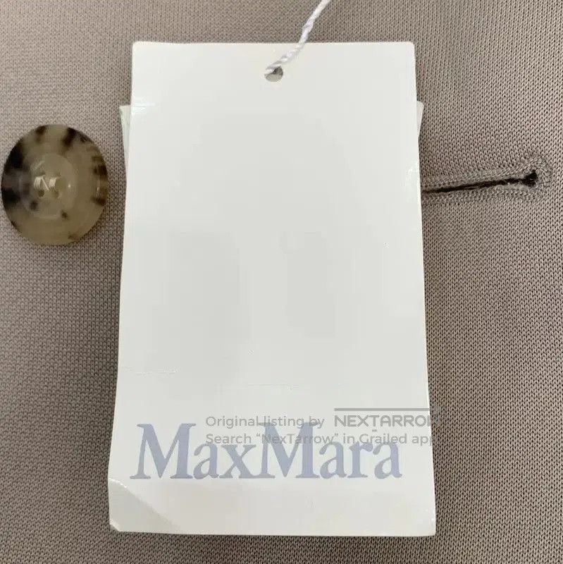Max Mara MaxMara Women's Large Light Brown Coat . Size L / US 10 / IT 46 - 7 Thumbnail