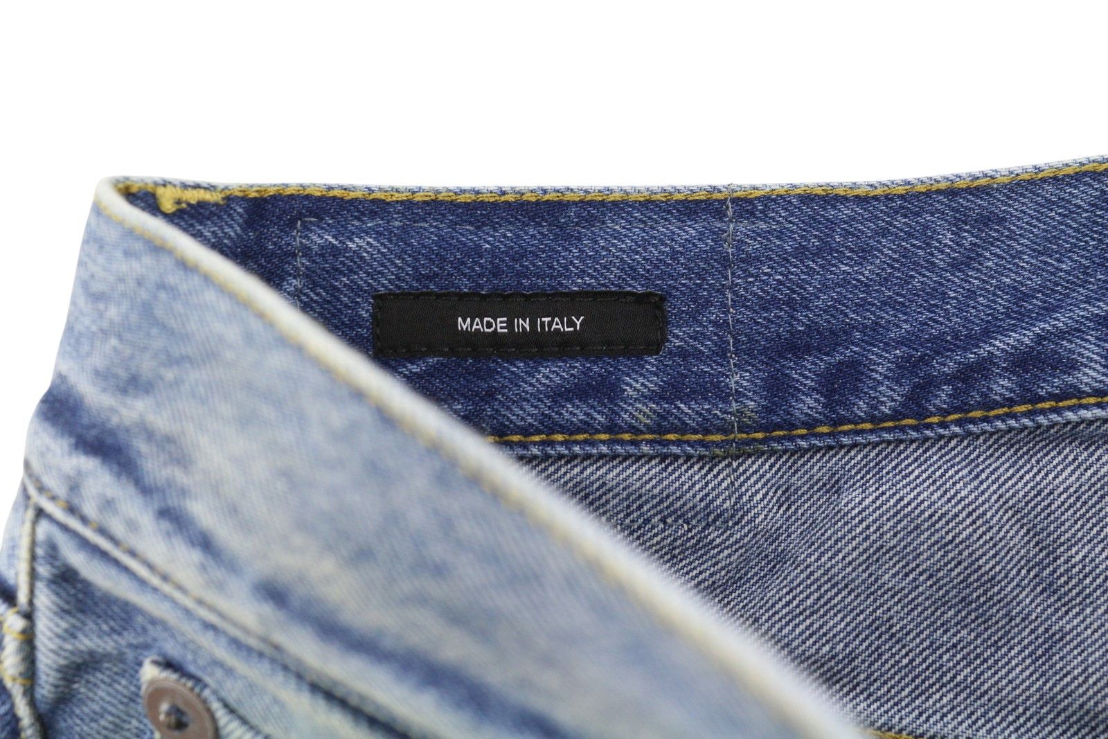 R13 CUFFED X-BF 27 Jasper Straight Faded Blue Zip PF25 86638 Size 27" / US 4 / IT 40 - 6 Thumbnail
