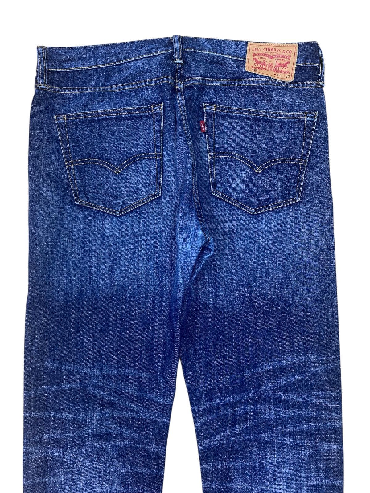 Levi's Levi’s Vintage Whiskers Blue Wash Style Straight Cut Jeans Size US 36 / EU 52 - 4 Thumbnail