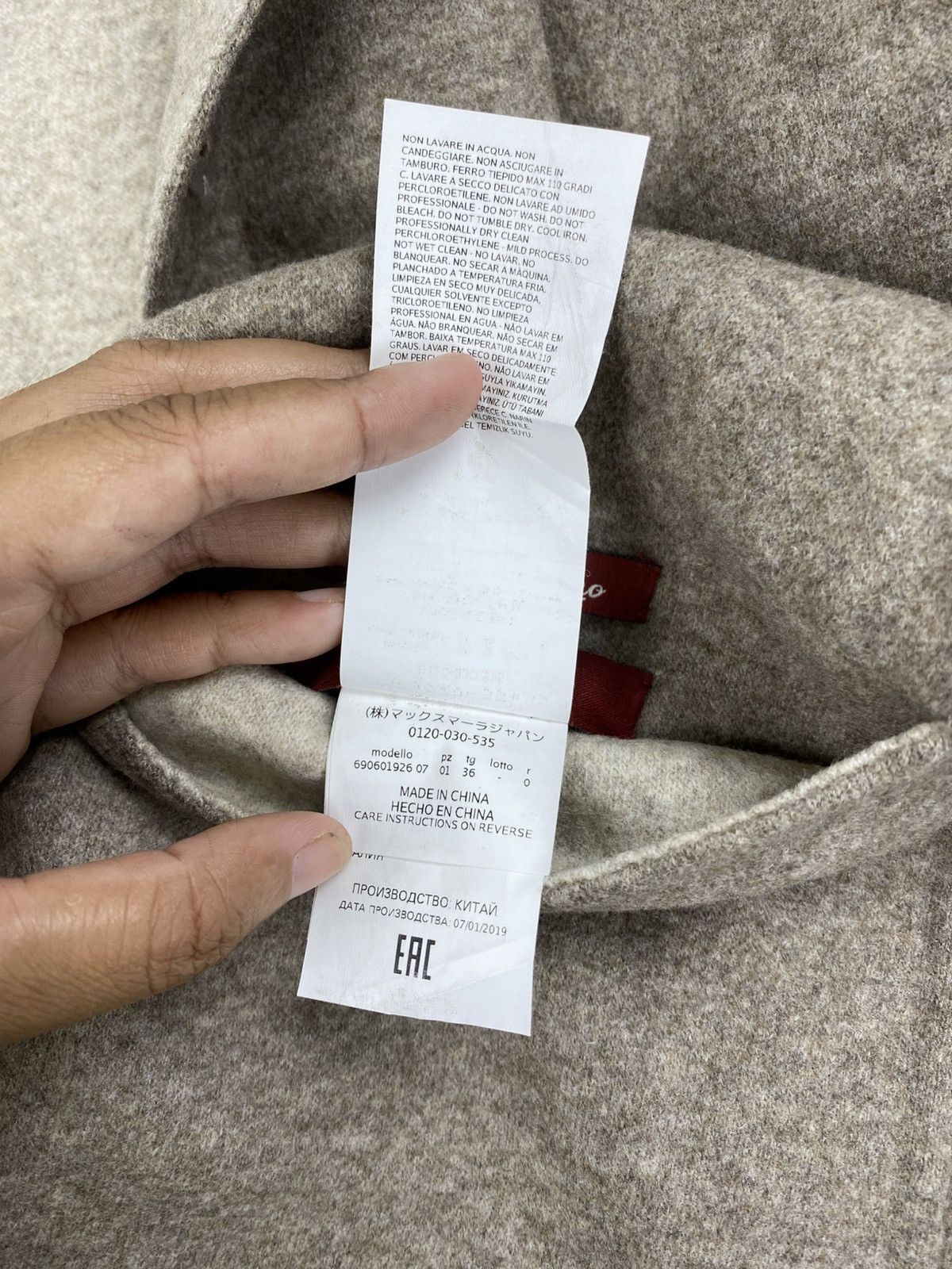 Max Mara Vintage Maxmara Studio Reversible Hooded Wool Jacket Size L / US 10 / IT 46 - 10 Thumbnail