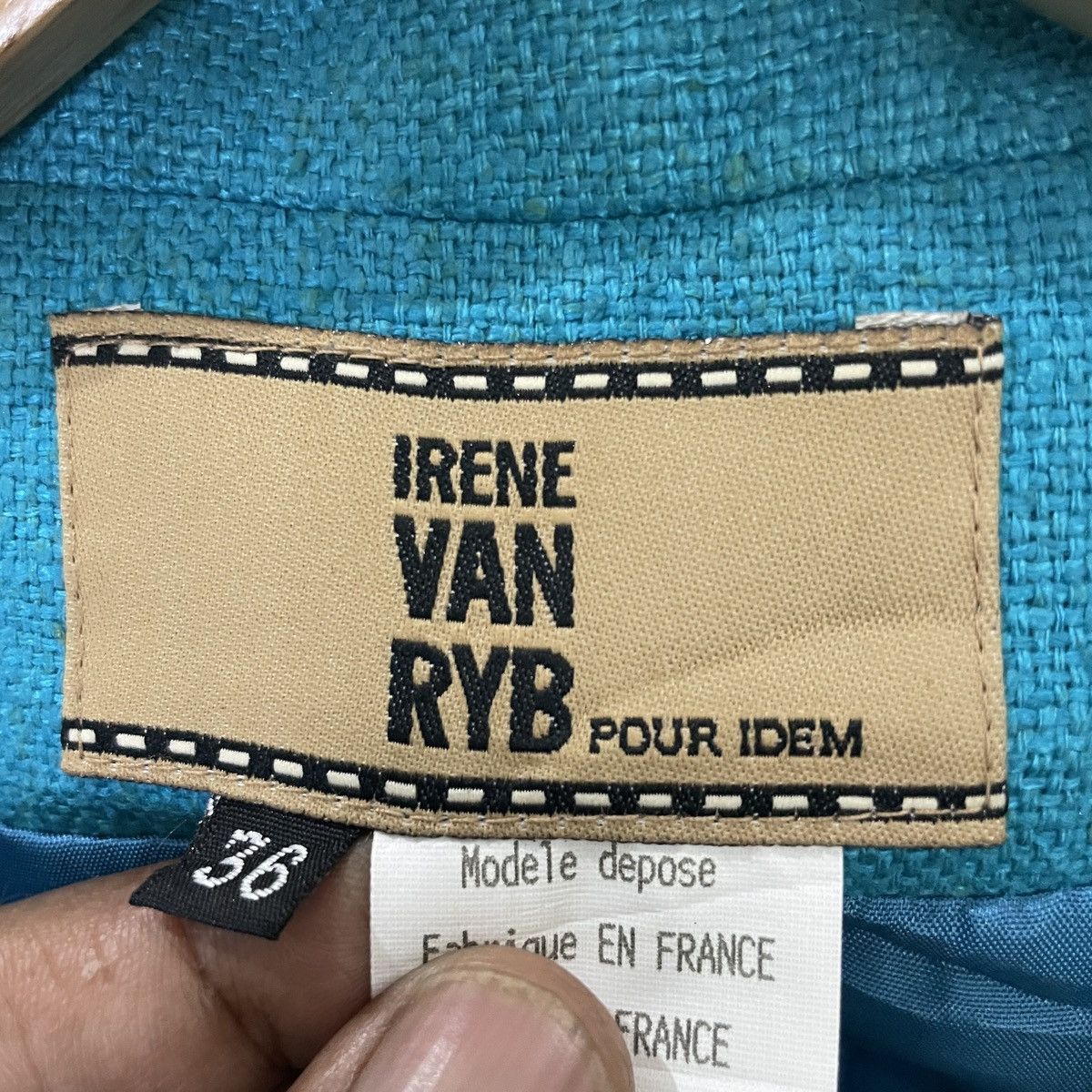 Other Vintage Irene Van Ryb Pour Idem Jacket Size M / US 6-8 / IT 42-44 - 5 Thumbnail