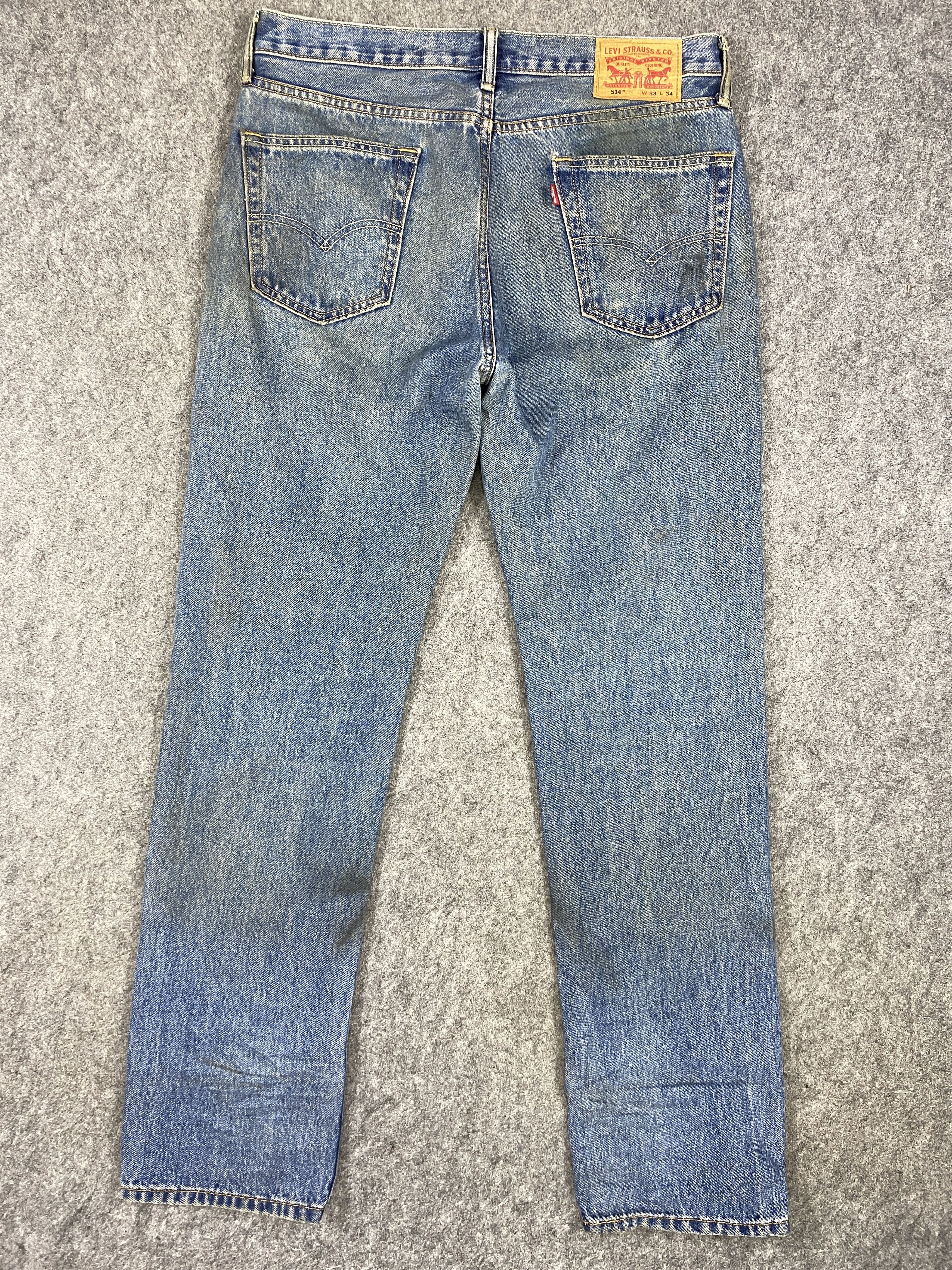 Levi's Blue Levi's 514 Jeans 36x34 Denim -SJ077 Size US 36 / EU 52 - 2 Thumbnail