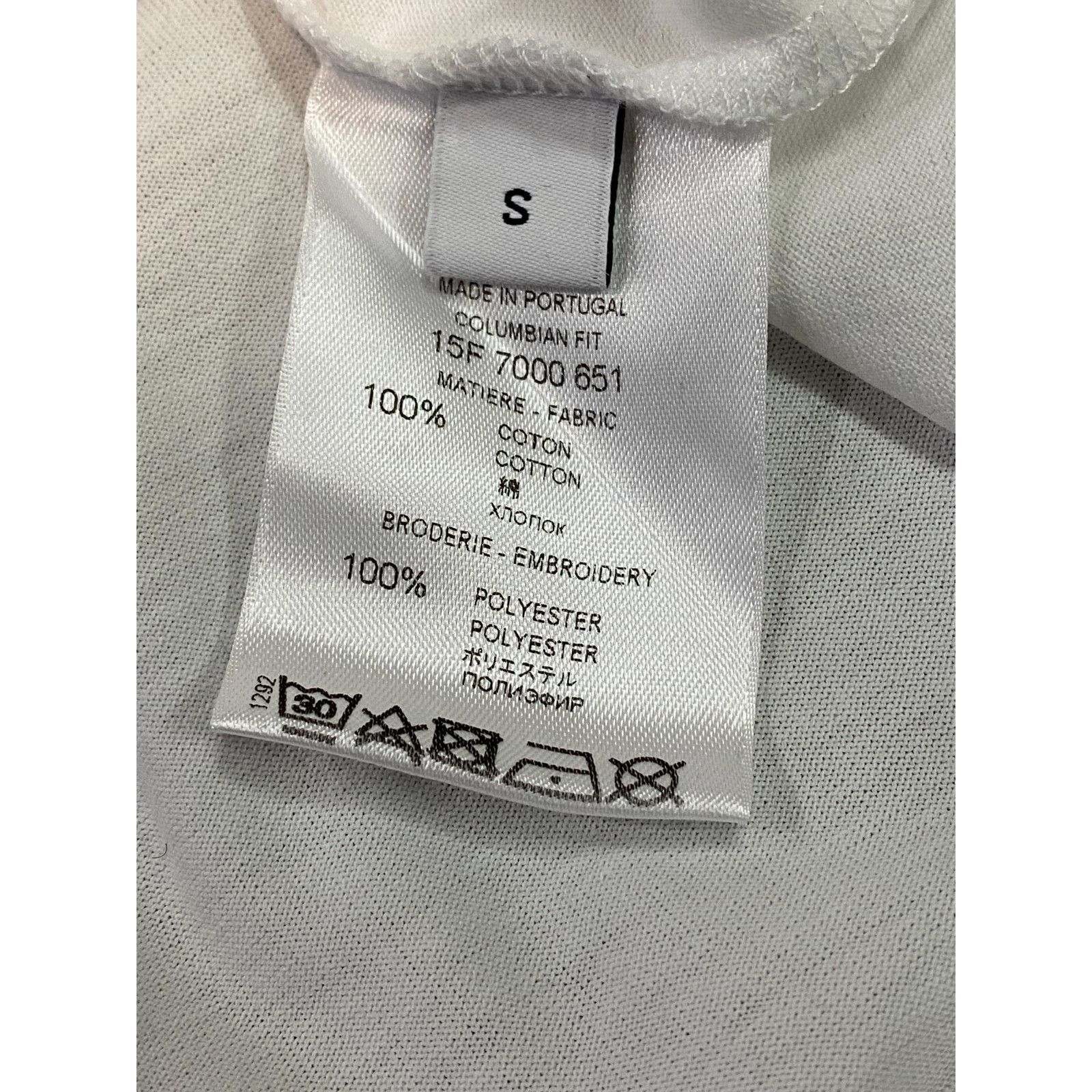 Givenchy Givenchy Men T Shirt Small White Embroidered Star Neck Colu Size US S / EU 44-46 / 1 - 6 Thumbnail