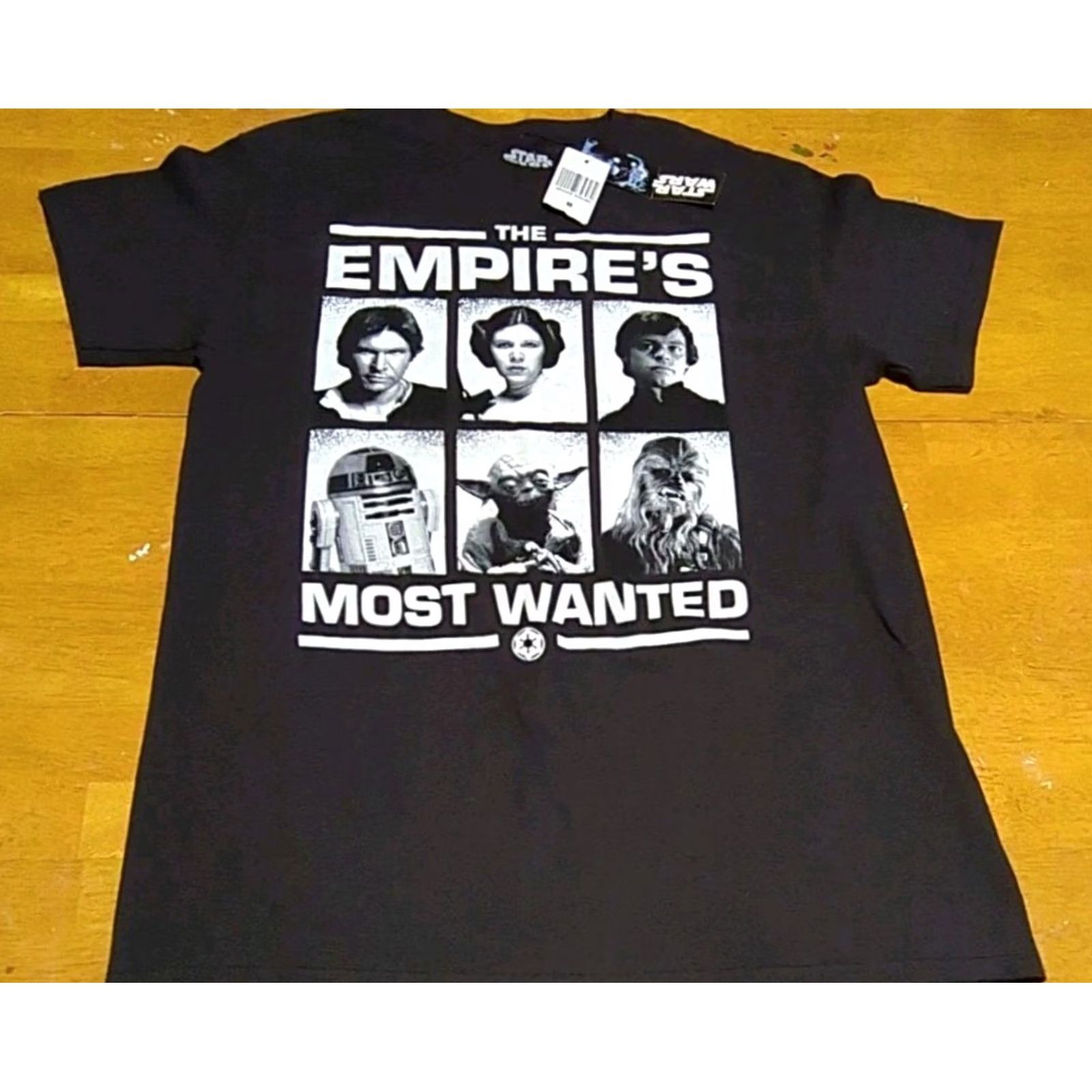 Star Wars Star Wars Shirt Mens M Black White Yoda Jedi Empire Luke Casual NWT T-Shirt Short Sleeve Crew Neck Logo Graphic Print Movie Theme Mens Size US M / EU 48-50 / 2 - 2 Thumbnail