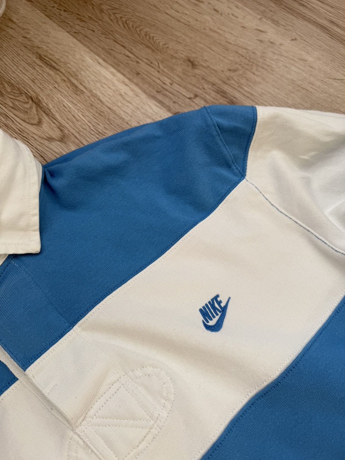 Nike Rare vintage Nike stripe rugby polo Size US XL / EU 56 / 4 - 12 Thumbnail