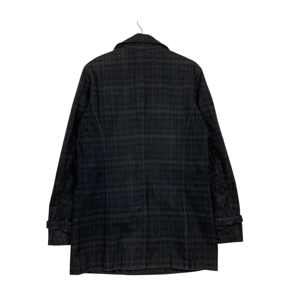 Michel Klein Michel Klein Homme Paris Tartan Double Breasted Coat Size US M / EU 48-50 / 2 - 7 Thumbnail
