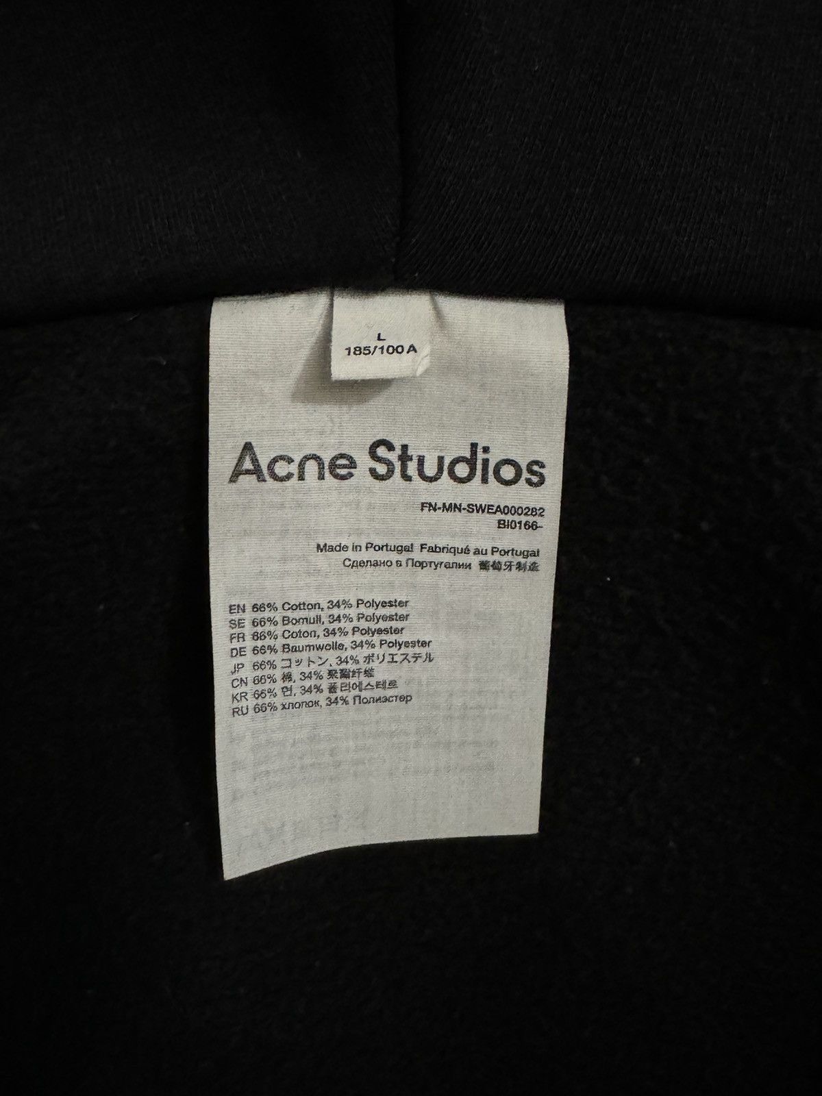 Acne Studios Acne Studios Hooded Sweatshirt w Zipper Size US L / EU 52-54 / 3 - 4 Thumbnail