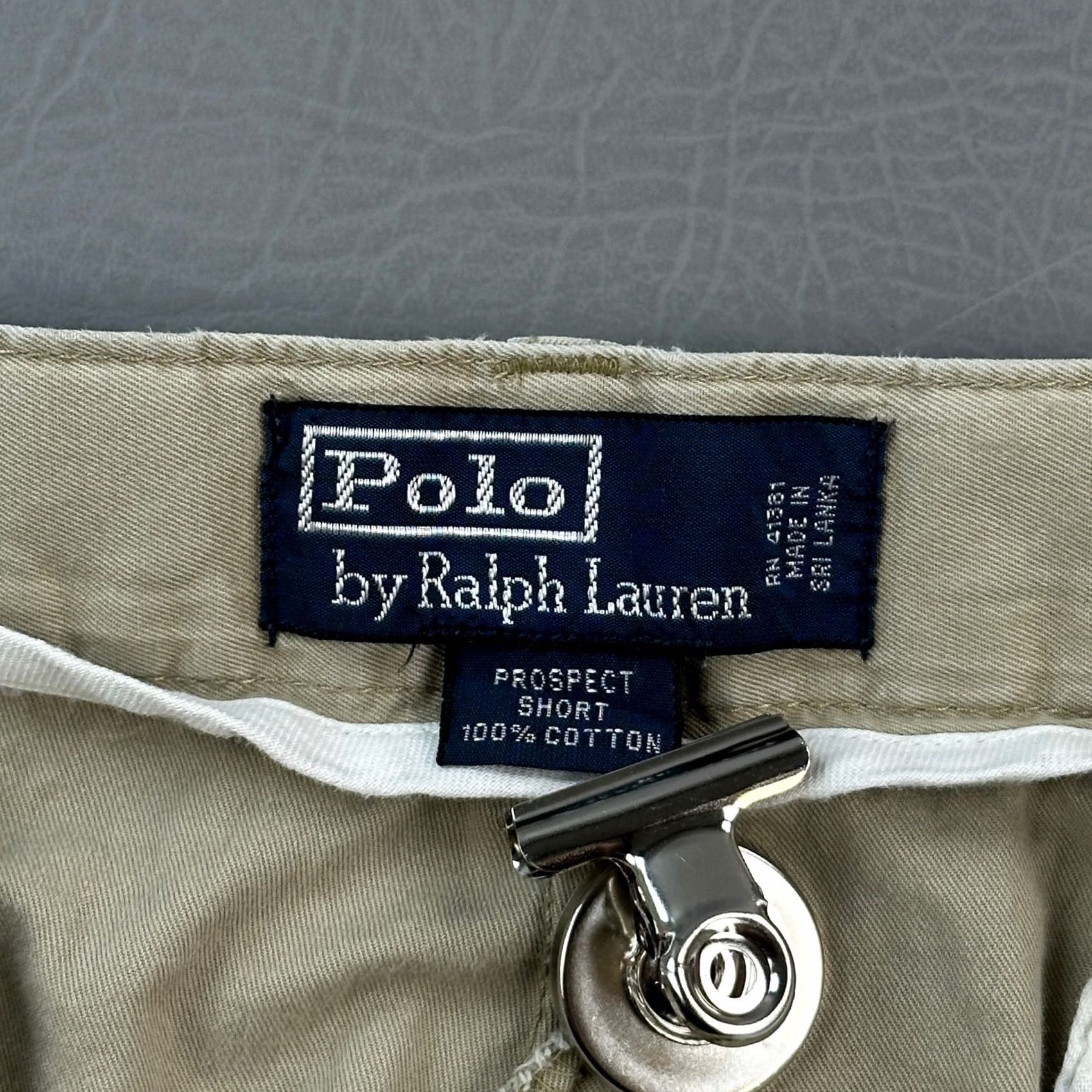 Polo Ralph Lauren Vintage Polo Ralph Lauren Prospect Shorts Mens 33 Flat Front Chino Casual Preppy Size US XS / EU 42 / 0 - 4 Thumbnail