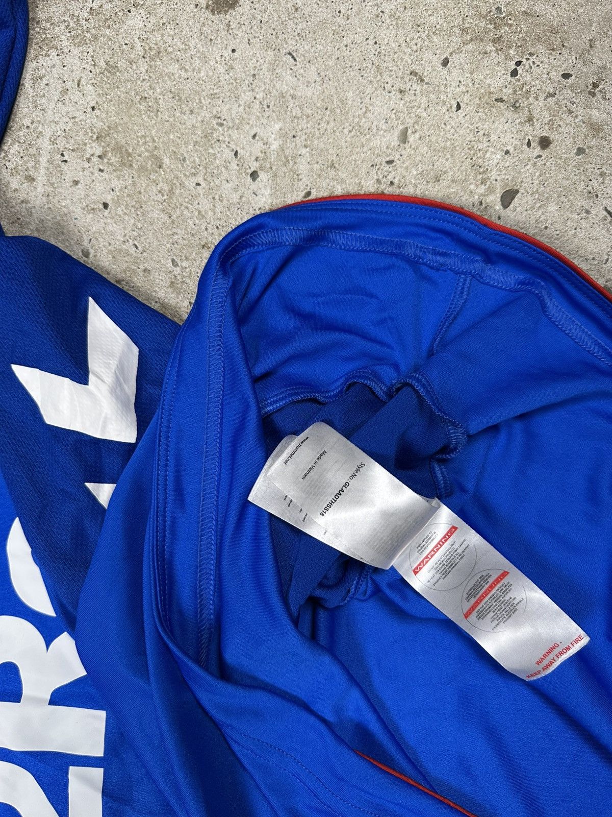 Hummel × Vintage Hummel x Rangers 2018/2019 Home Jersey Soccer T Shirt Size US S / EU 44-46 / 1 - 10 Thumbnail