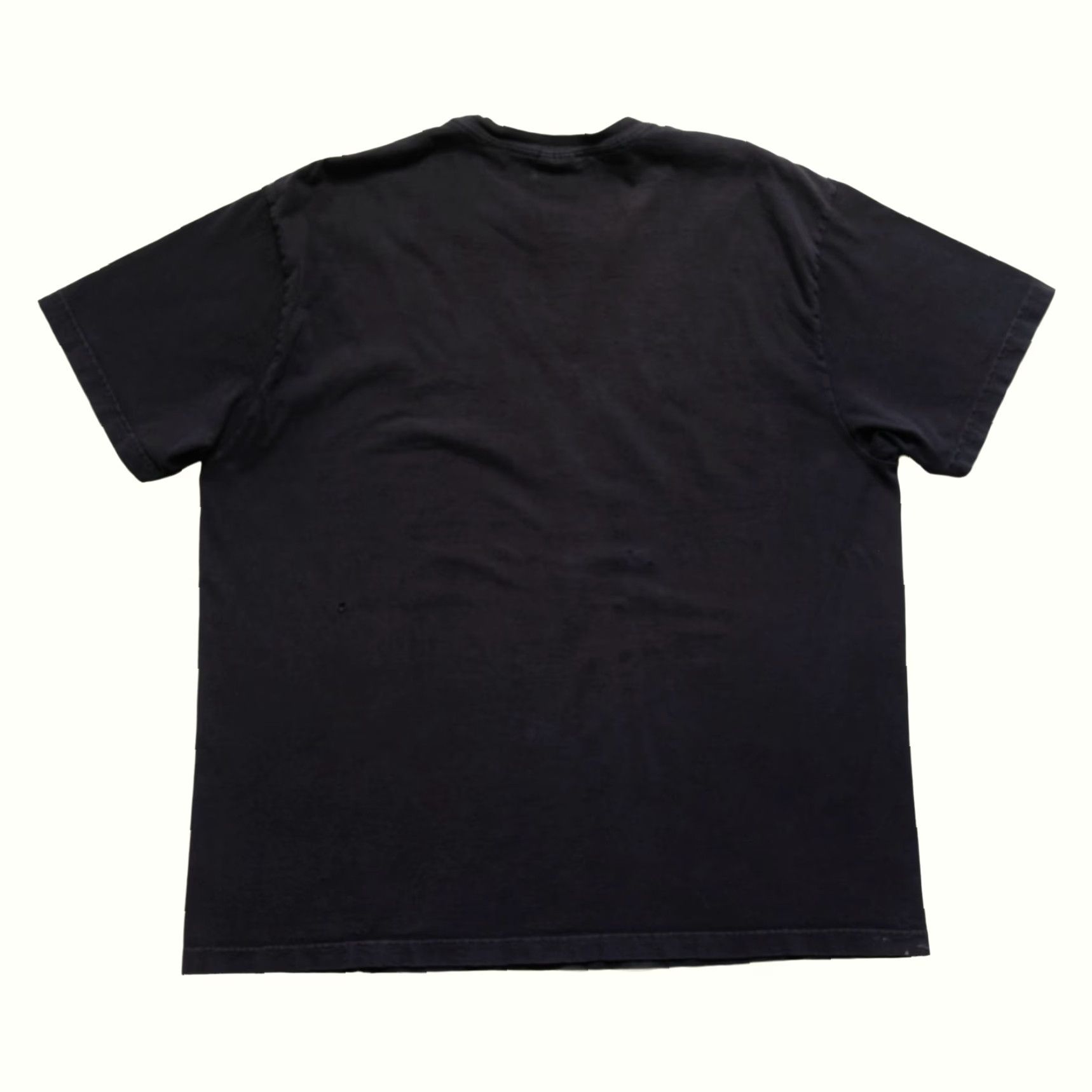 Old Navy VINTAGE Old Navy 90s Graphic Print T-Shirt Men L Black Cotton 1990s Distressed FTB Size US L / EU 52-54 / 3 - 3 Thumbnail