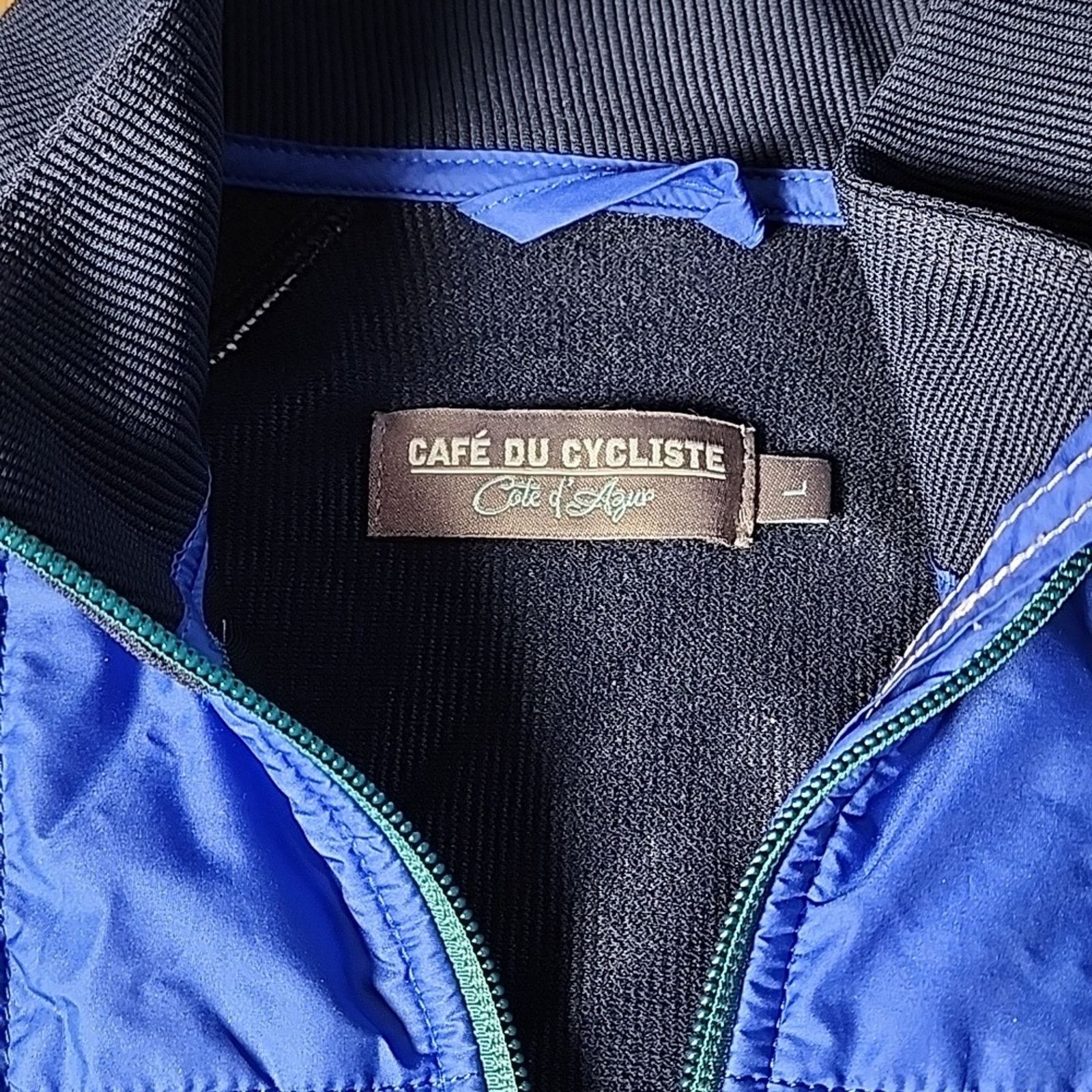 Cafe du Cycliste Blue and Black Cycilist Jacket Size L / US 10 / IT 46 - 2 Thumbnail