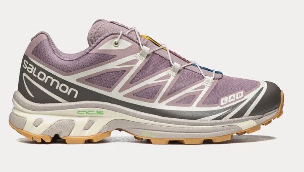 Kith × Salomon Salomon XT-6 Kith Quail / Plum Kitten / Vanilla Ice 47148200 Size US 13 / EU 46 - 4 Thumbnail
