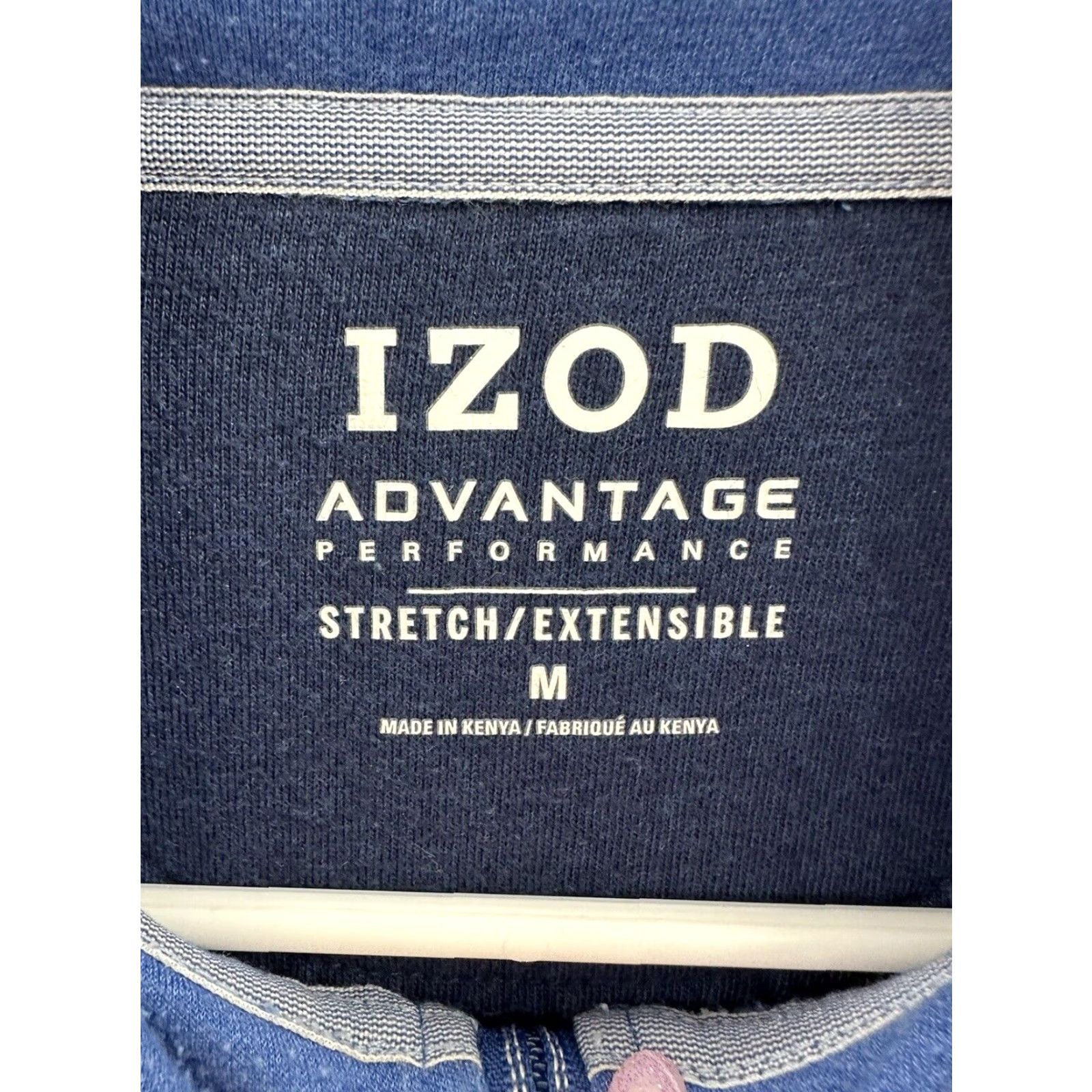 Izod Izod Sweatshirt Mens Size M Blue Stretch 1/4 Zip Pullover Advantage Preform Size US M / EU 48-50 / 2 - 4 Thumbnail