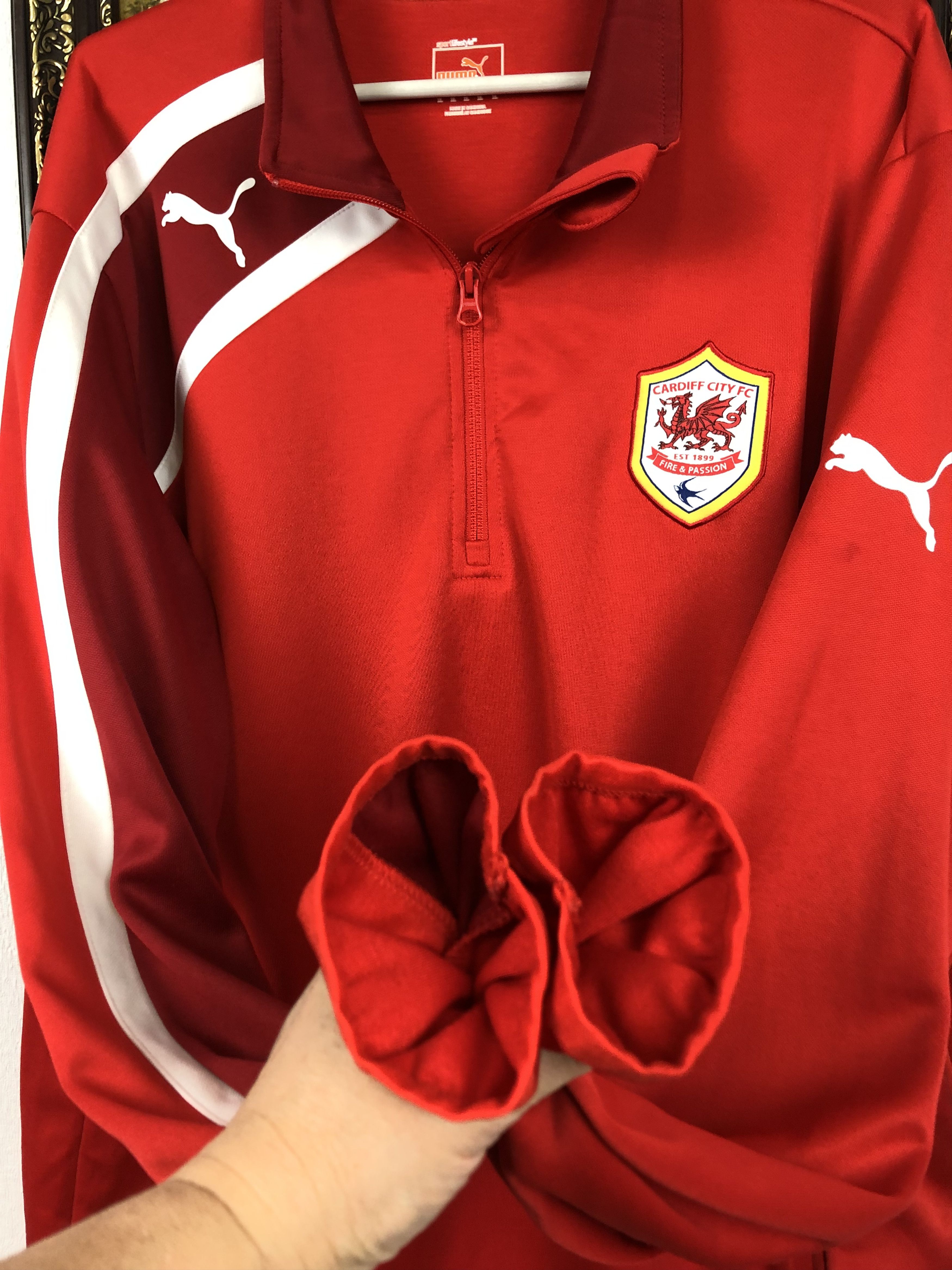 Other Cardiff City Football Jacket Sweatshirt Track Top Rare Size US XL / EU 56 / 4 - 7 Thumbnail