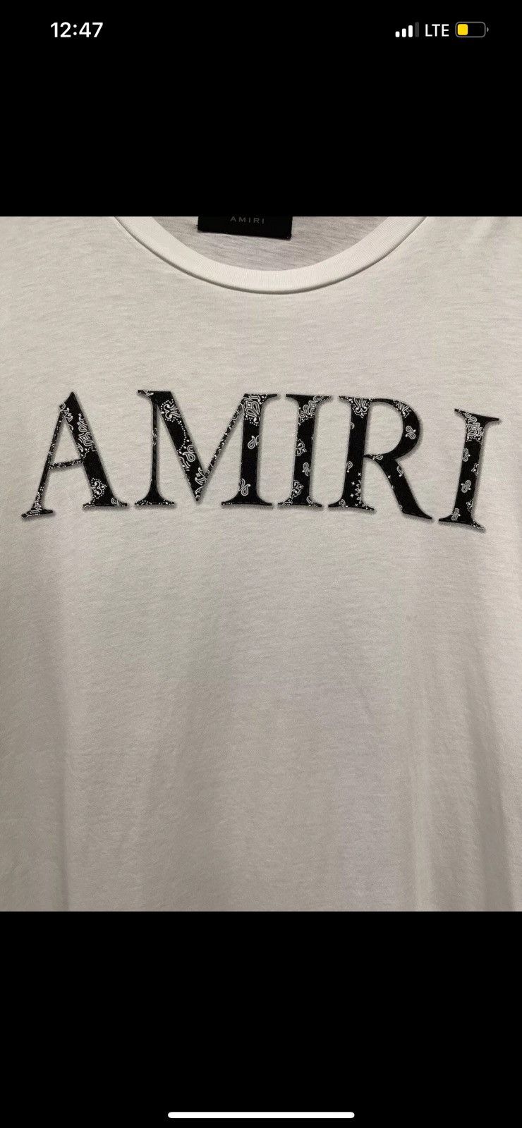 Amiri Amiri White Paisley Logo Tee Size XXL Size US XXL / EU 58 / 5 - 4 Thumbnail