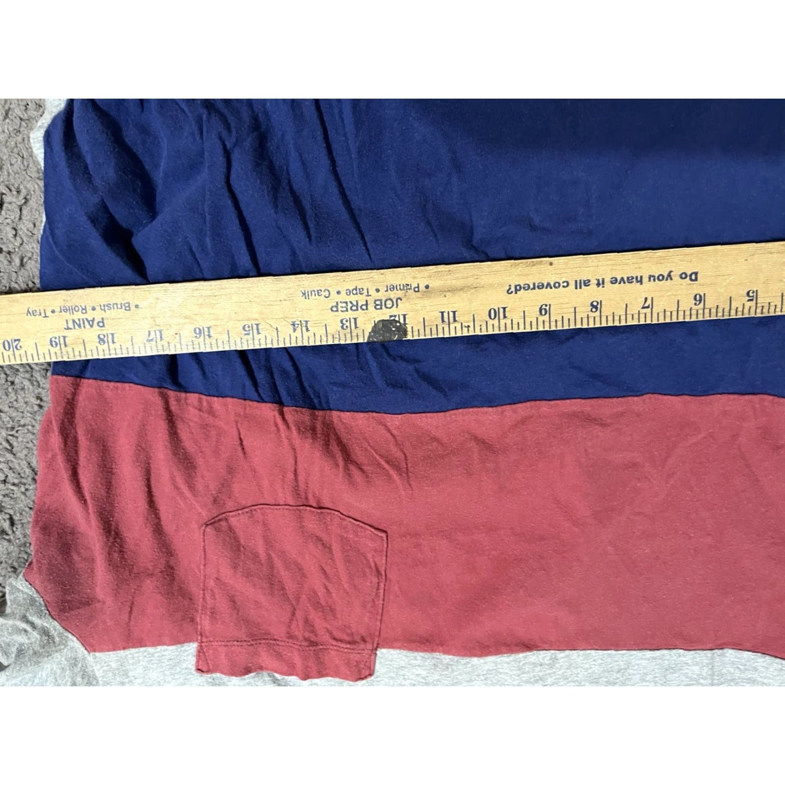 Gap Gap Color Block Pocket Crew Neck T-Shirt Men L Multicolor Knit Cotton Adult Regular Short Sleeve - No Graphic - Casual Tee Mens Size US L / EU 52-54 / 3 - 4 Thumbnail