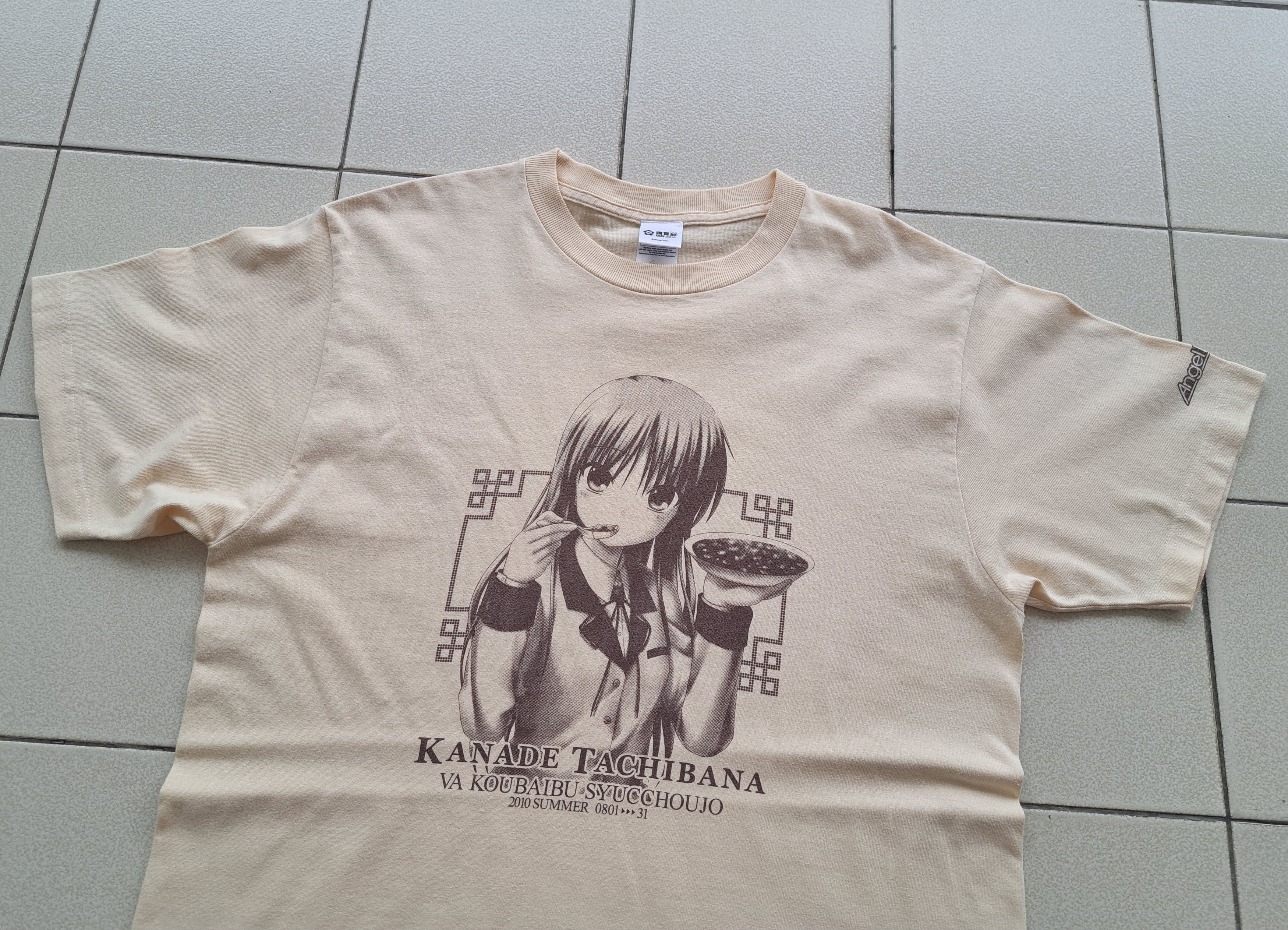 Anime Vintage Y2K Angel Beats Kanade Tachibana T-Shirt Size US L / EU 52-54 / 3 - 2 Thumbnail