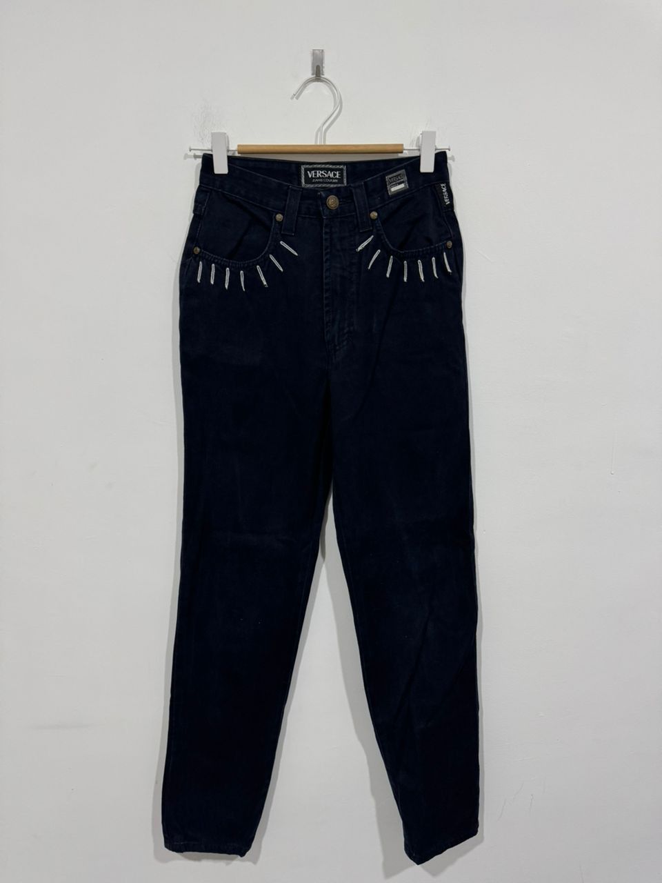 Versace Jeans Couture Vintage Versace Jeans Couture in Navy Size US 27 - 1 Thumbnail