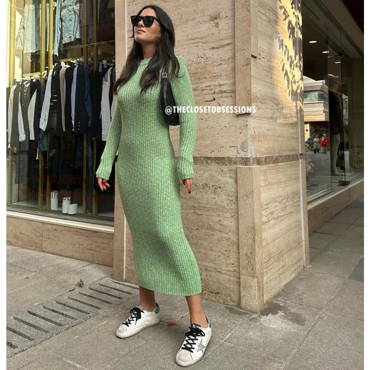 Mango MANGO Ribbed Knit Maxi Dress NWT – Blogger Favorite – Size 8 Size M / US 6-8 / IT 42-44 - 21 Thumbnail