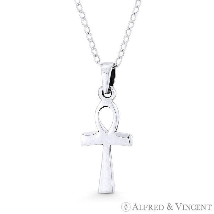 Other Egyptian Ankh Cross Charm Pendant in .925 Sterling Silver Size ONE SIZE - 1 Preview