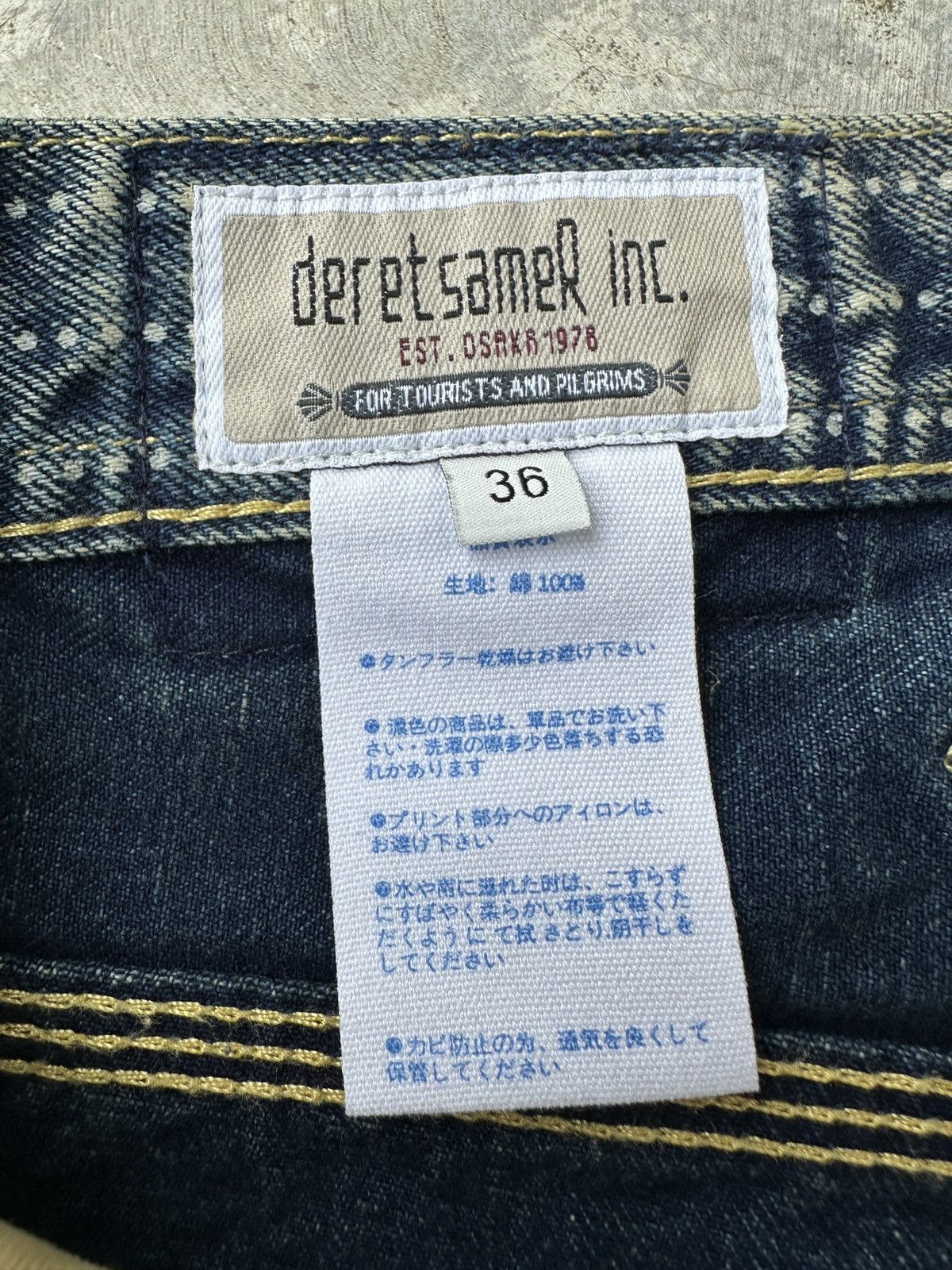 Japanese Brand Wabash Buckleback Double Knee Dungaree Striped Union Kountry Size US 36 / EU 52 - 22 Thumbnail