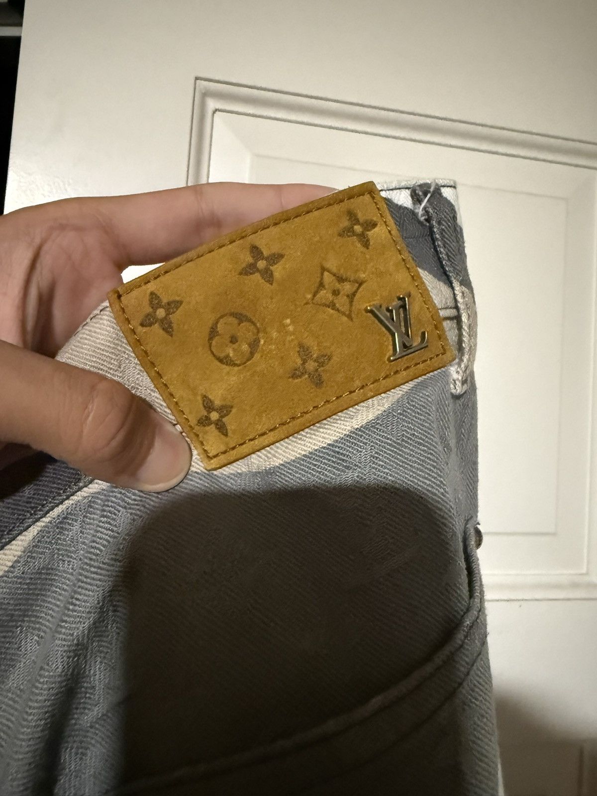 Louis Vuitton Louis Vuitton Patchwork Portrait Jeans Size US 34 / EU 50 - 3 Thumbnail