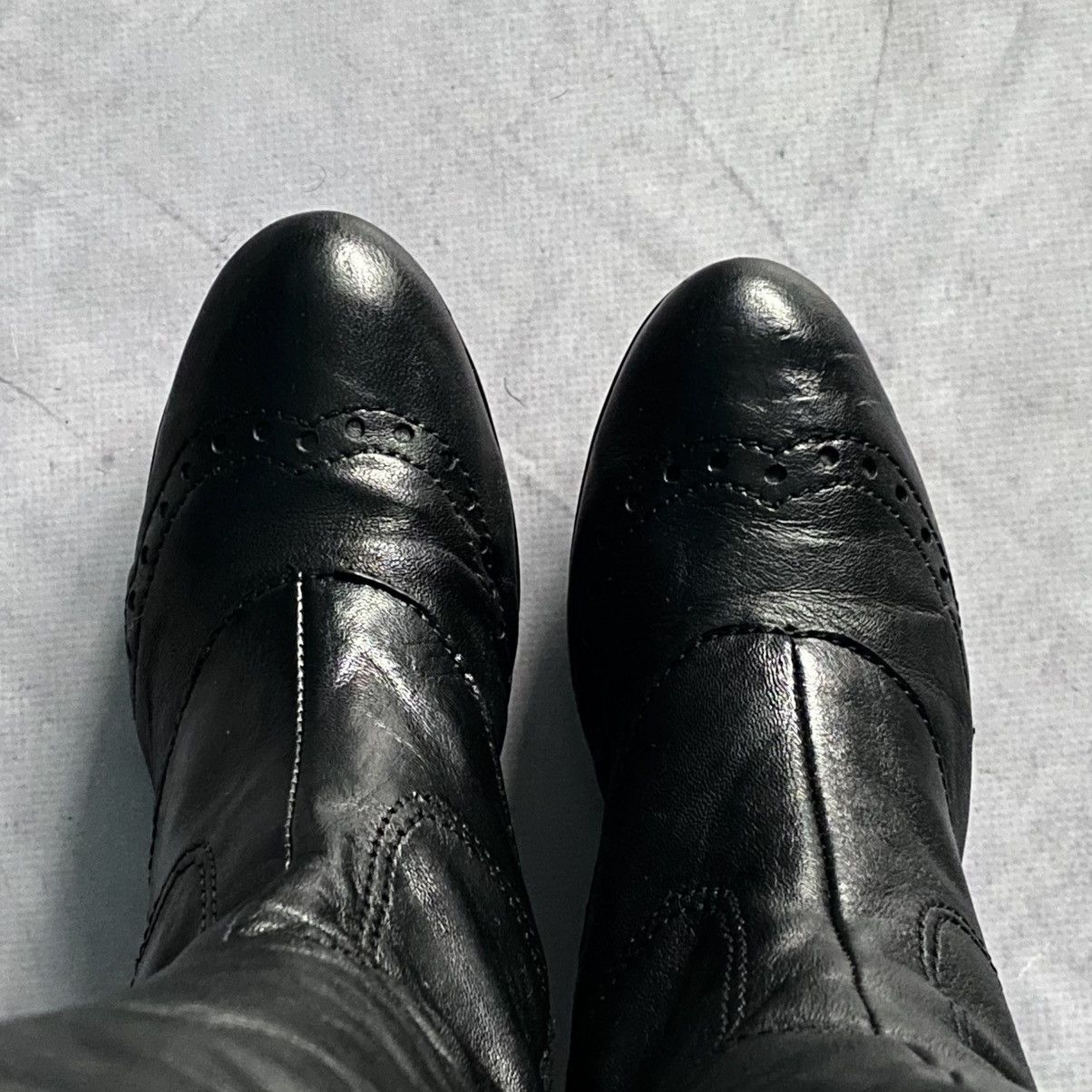 A.S.98 RARE A.S. 98 Airsteps High Leather Boots Rick Owens Style Size US 7 / IT 37 - 5 Thumbnail