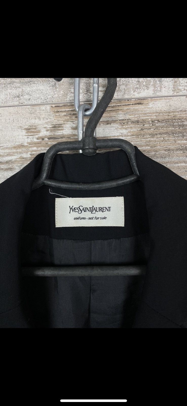 Vintage × Yves Saint Laurent Womens Vintage Yves Saint Laurent Wool Blazer Size S / US 4 / IT 40 - 2 Thumbnail
