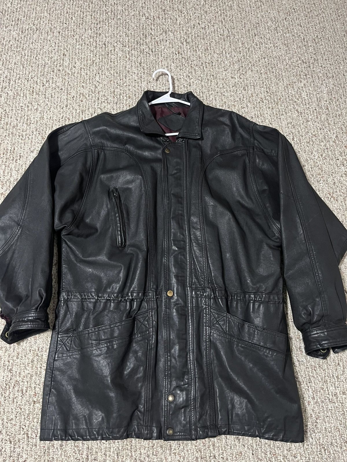 Vintage Vintage Leather Jacket Size US XL / EU 56 / 4 - 3 Thumbnail