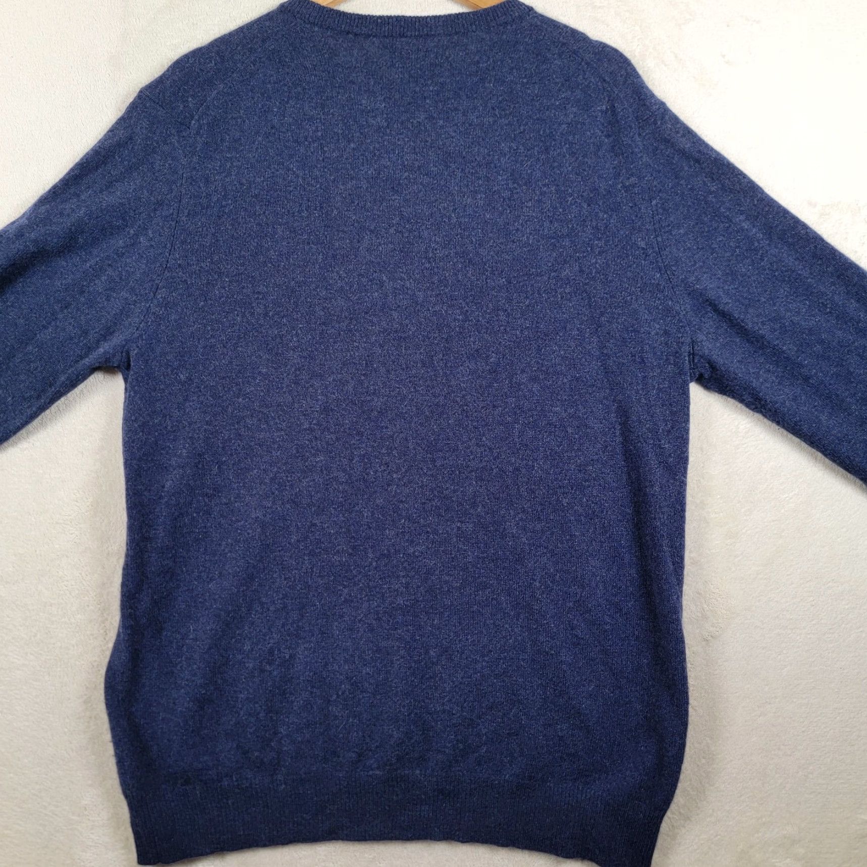 Club Room Club Room Men’s Blue Cashmere Crewneck Sweater Large Size US L / EU 52-54 / 3 - 3 Thumbnail