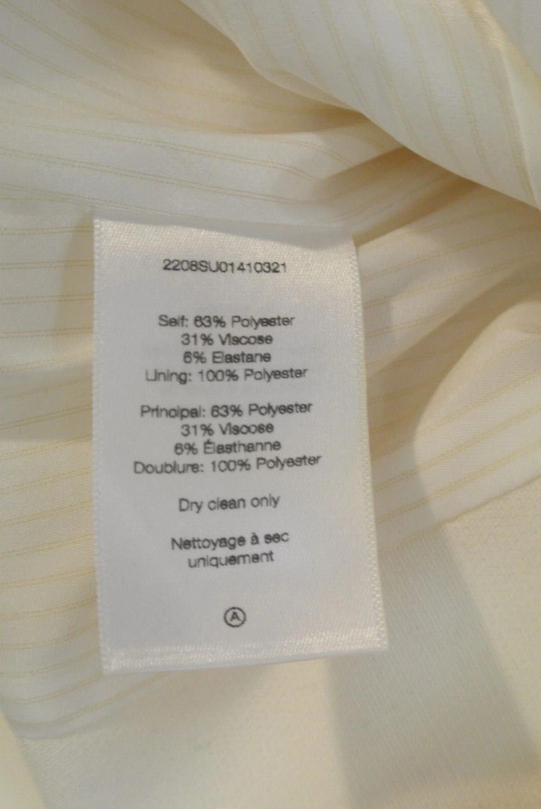 Veronica Beard Veronica Beard Boon Ecru Ivory Blazer Jacket Size 4 Crepe Size S / US 4 / IT 40 - 7 Thumbnail