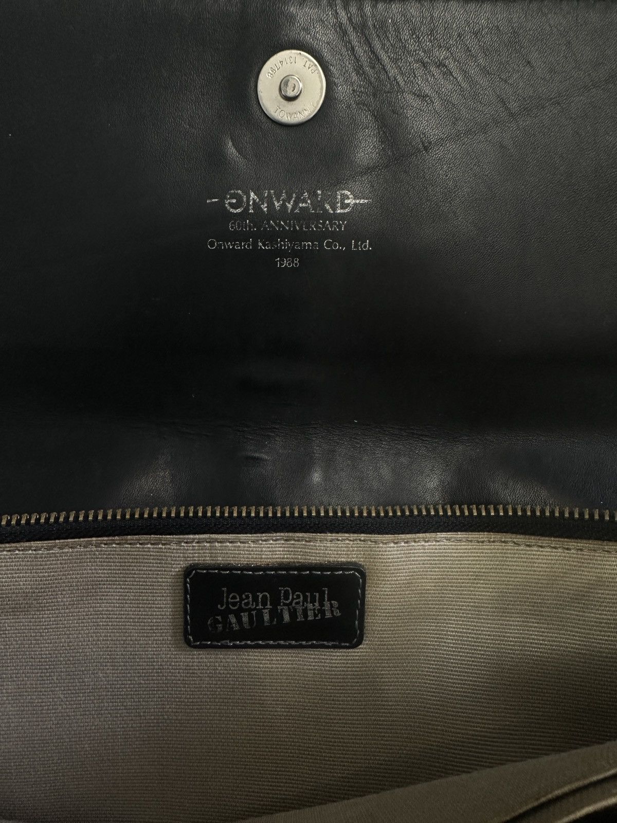 Jean Paul Gaultier Jean Paul Gaultier Leather Clutch Bag Size ONE SIZE - 6 Thumbnail