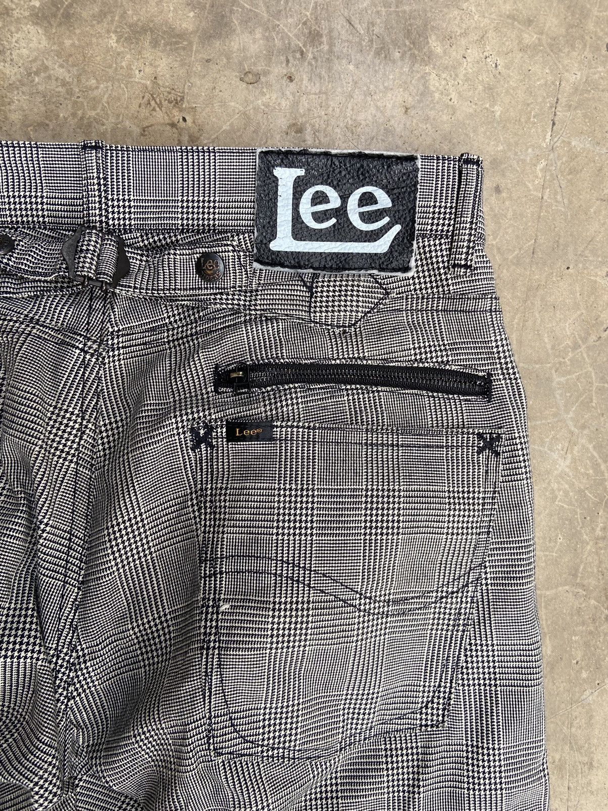 Beauty Beast 🔥 Lee Riders cargo pants punk plaid if six was nine Size US 33 - 11 Thumbnail