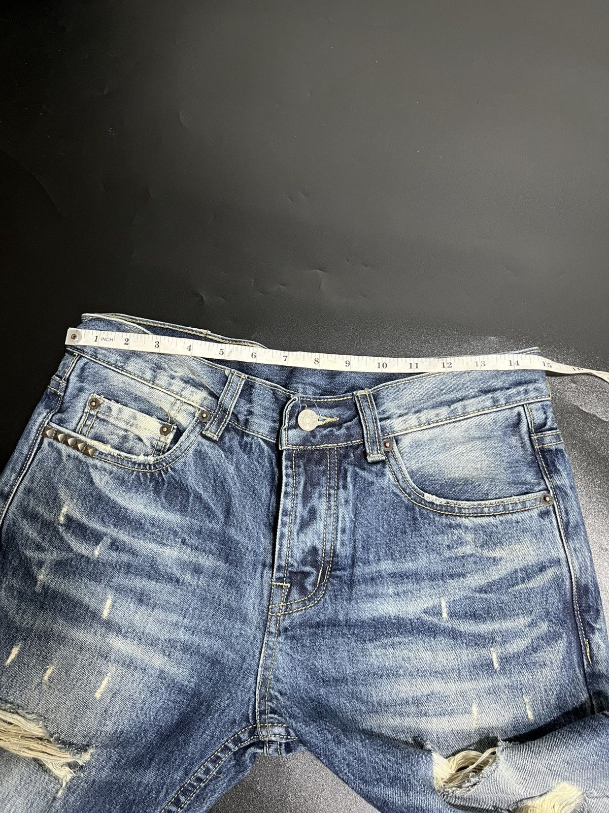 Hysteric Glamour Japanese Hysteric Glamour Distressed Jeans punk Size US 30 / EU 46 - 15 Thumbnail