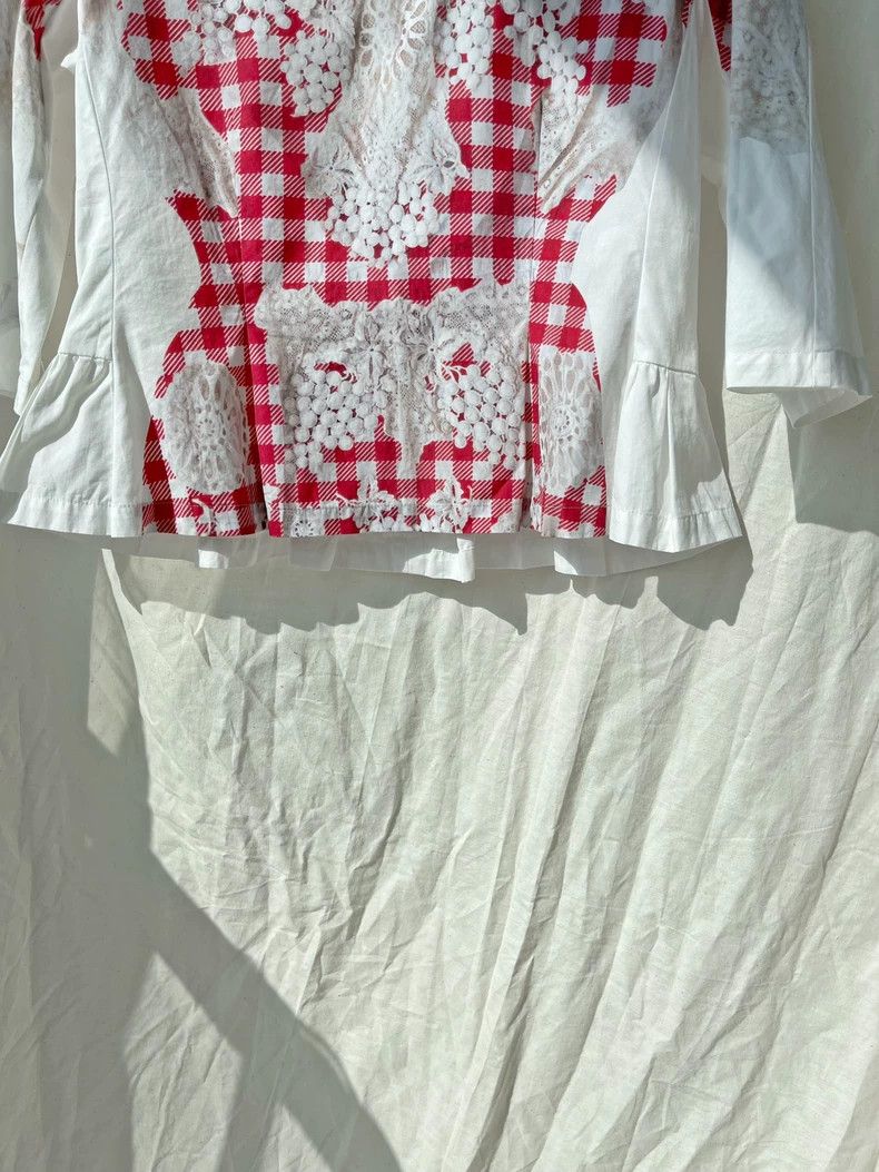 Comme des Garcons Comme Des Garcons Rococo Print Top Three-Quarter Sleeve Sh Size S / US 4 / IT 40 - 3 Thumbnail