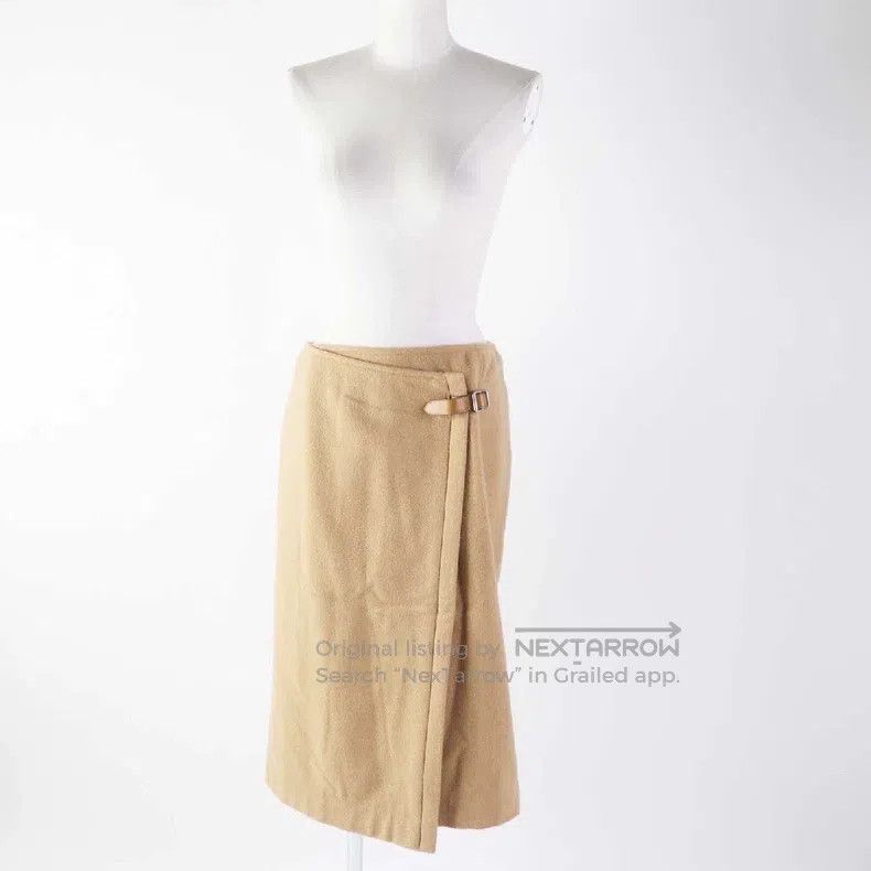 Hermes Hermes Camel hair skirt Size 25" / US 0 / IT 36 - 3 Thumbnail