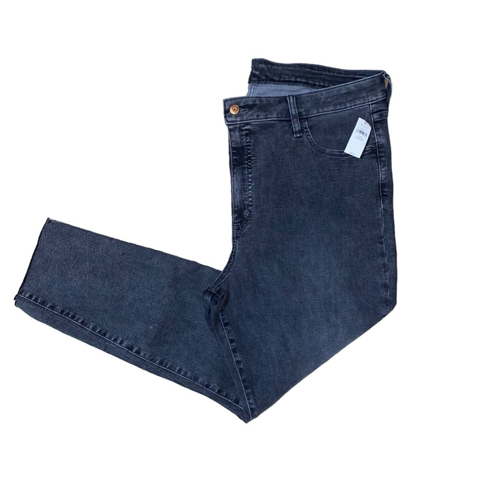 Gap Gap Universal Jegging Contoured Sky High Skinny Grey Jeans Size 42" / US 20 - 1 Thumbnail
