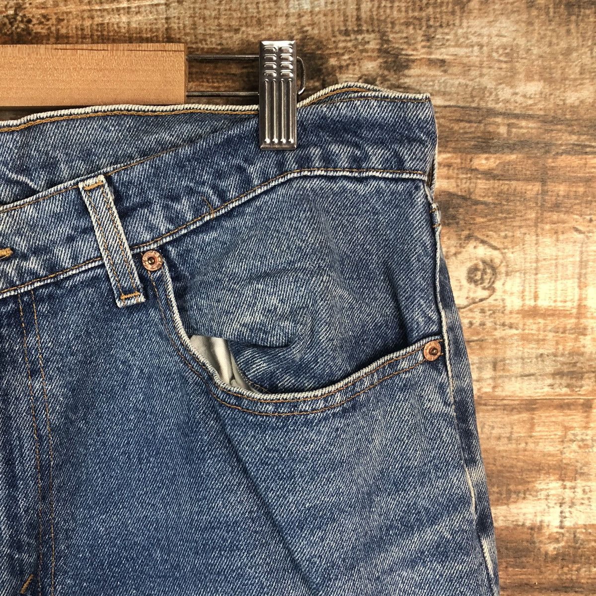 Levi's DL Levis 505 Blue Denim Pants #C302 Size US 36 / EU 52 - 8 Thumbnail