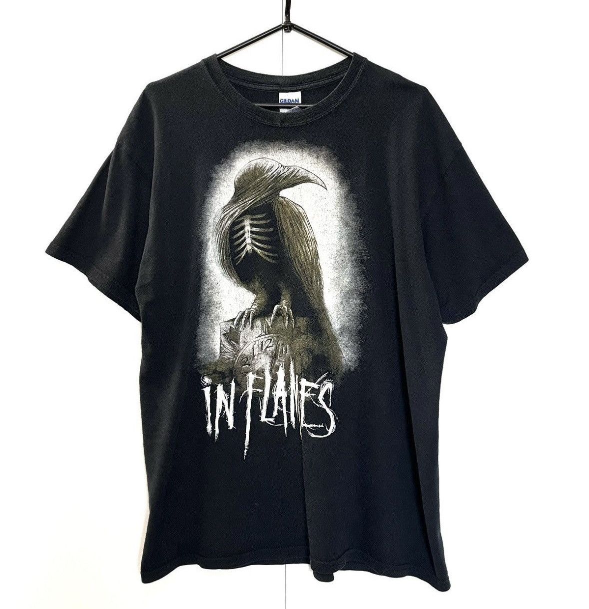 Band Tees × Vintage 🇸🇪Vintage In Flames Band Rock Tee Shirt Size US L / EU 52-54 / 3 - 1 Thumbnail