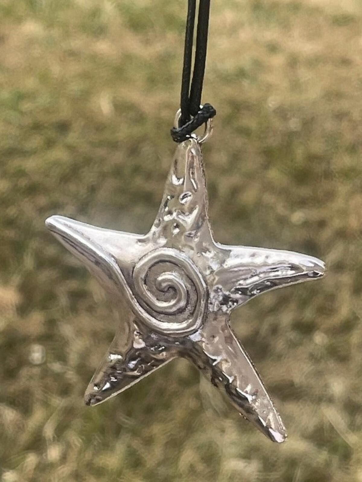 Other Silver plated star starfish shaped pendant necklace Size ONE SIZE - 3 Thumbnail