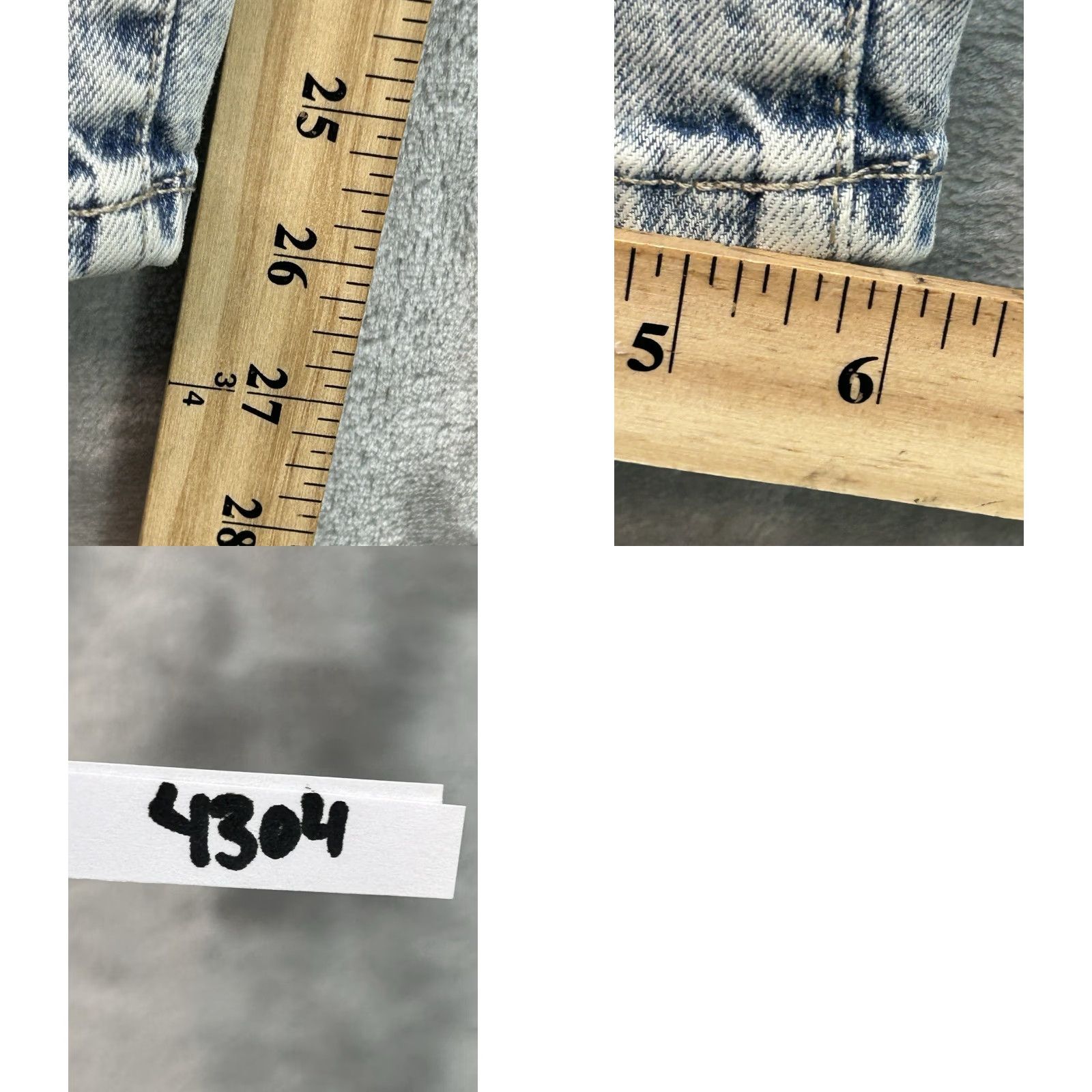 Gap Gap Jeans Womens 8/29 Light Blue High Rise Slim Stretch Denim Vintage 5-Pocket Zipper Fly 30W Inseam 26 Zip Size 30" / US 8 / IT 44 - 9 Thumbnail