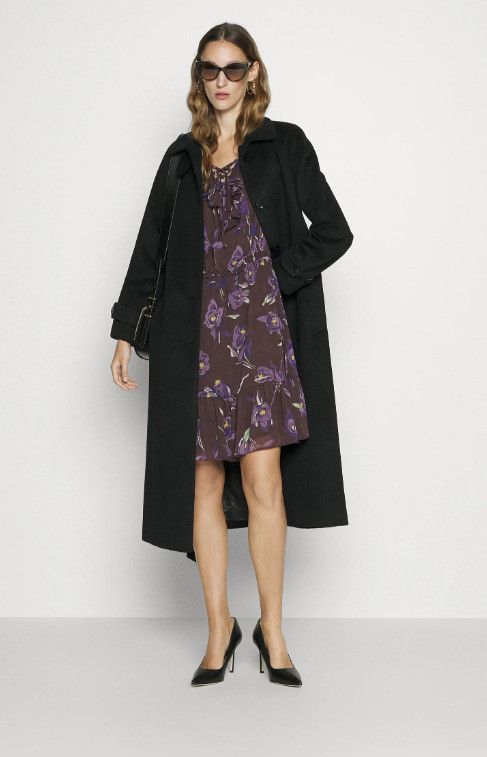 Ralph Lauren LAUREN Ralph Lauren Maxi Wool Trench Coat Black ( 24W ) Size 4XL / US 24-26 - 3 Thumbnail