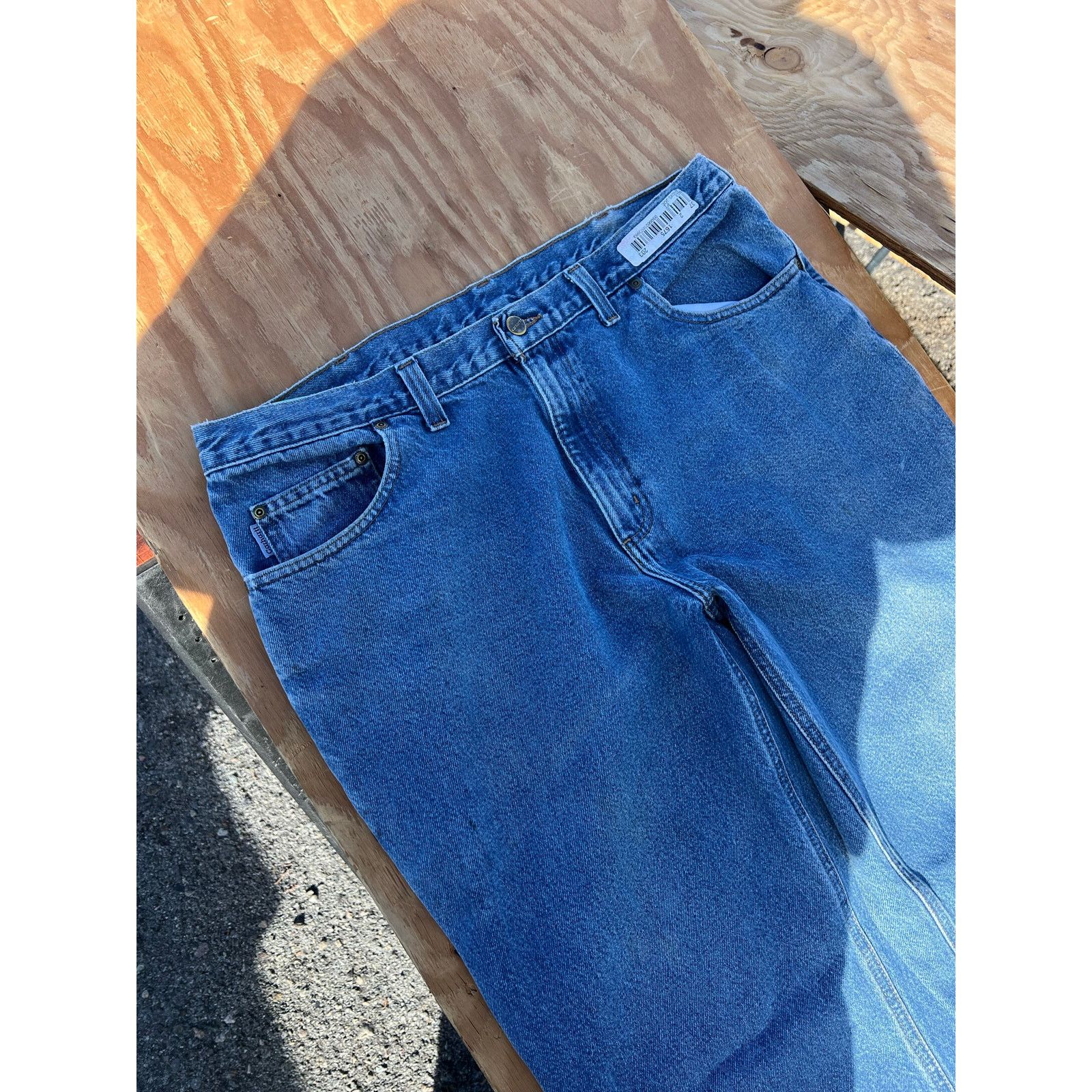Carhartt Carhartt Jeans Mens 38x36 Blue Denim Utility Work Pants Size US 38 / EU 54 - 14 Thumbnail