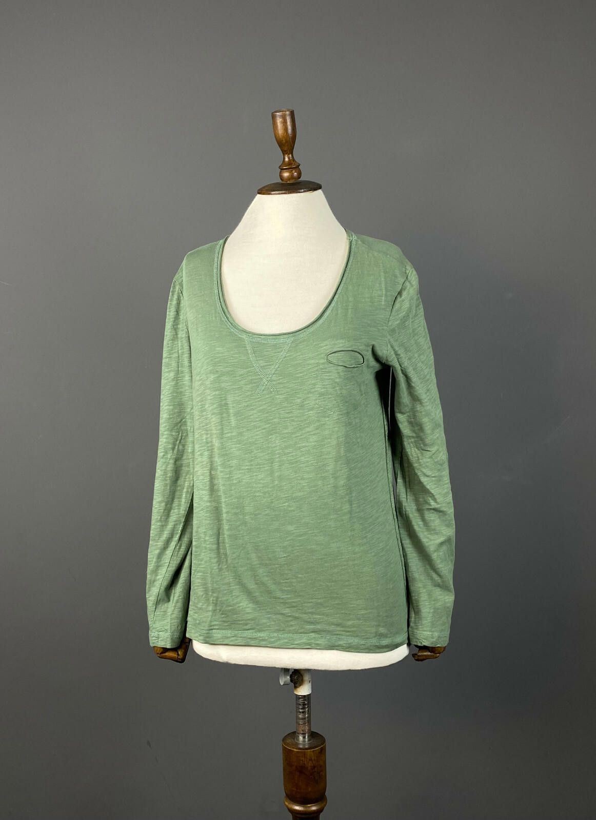 Designer Deerberg by OSKA Green Boat Neck Pullover Jumper Size M Size M / US 6-8 / IT 42-44 - 1 Thumbnail