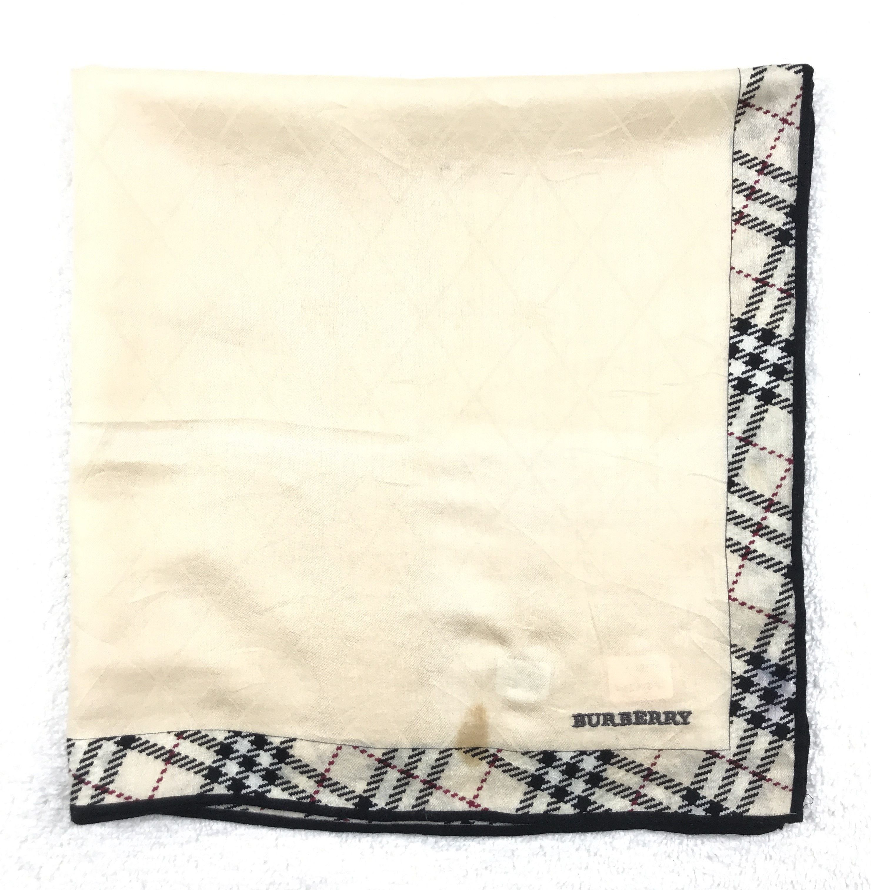 Burberry × Vintage Vintage Burberry Bandana Neckerchief Handkerchief Size ONE SIZE - 2 Thumbnail