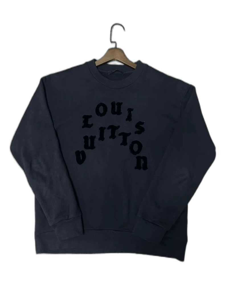 Louis Vuitton Louis Vuitton Flocked Letter Sweatshirt XL Size US XL / EU 56 / 4 - 1 Thumbnail