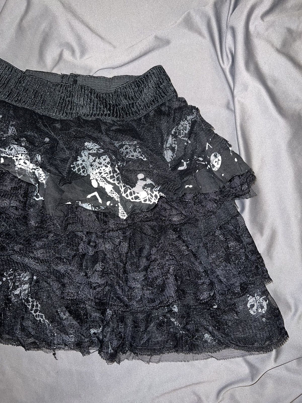 Japanese Brand H.naoto Hangry & Angry lace tutu skirt 🧛🏻‍♀️☠️ Size 26" / US 2 / IT 38 - 4 Thumbnail
