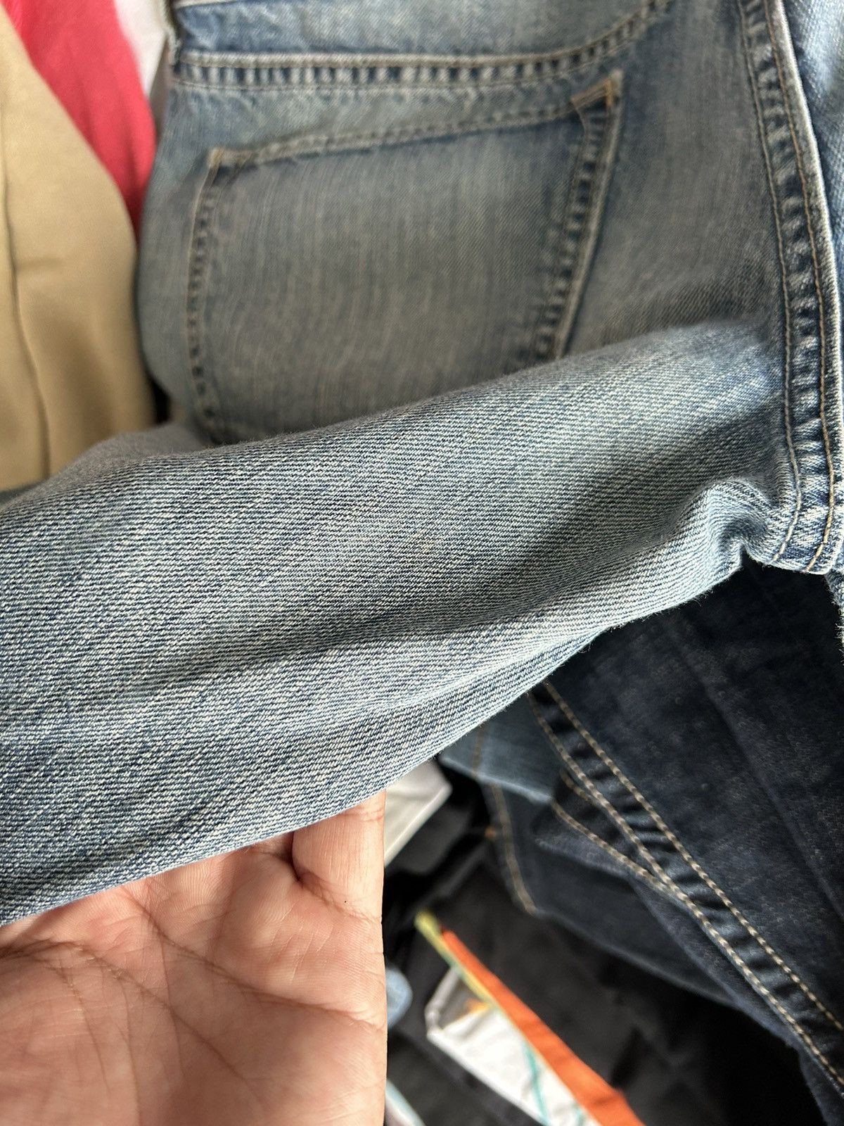 Japanese Brand The Diva Distressed Flared Jeans Size 34" / US 12 / IT 48 - 13 Thumbnail